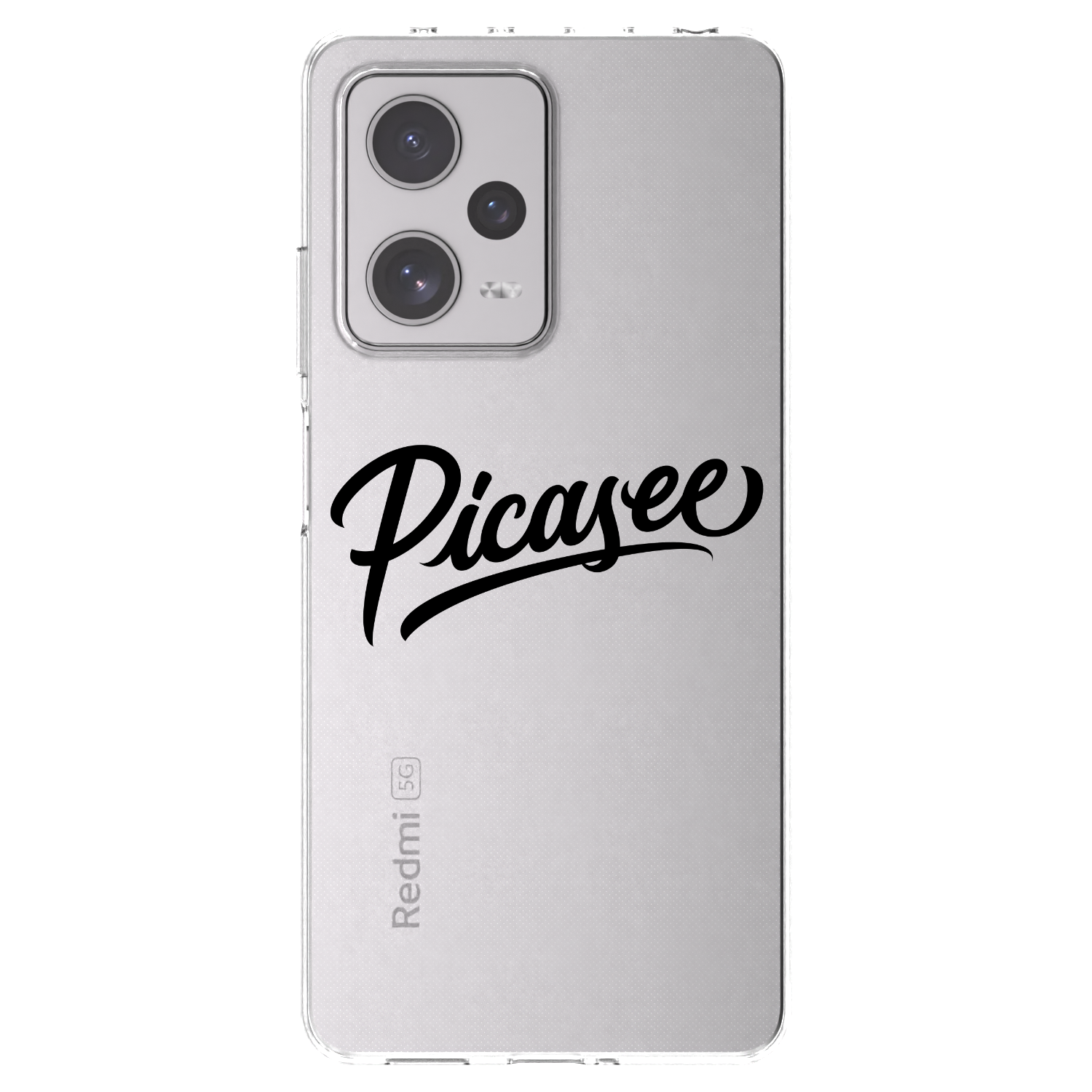 Picasee silikonski prozorni ovitek za Xiaomi Redmi Note 12 Pro+ 5G - Picasee - old logo - black