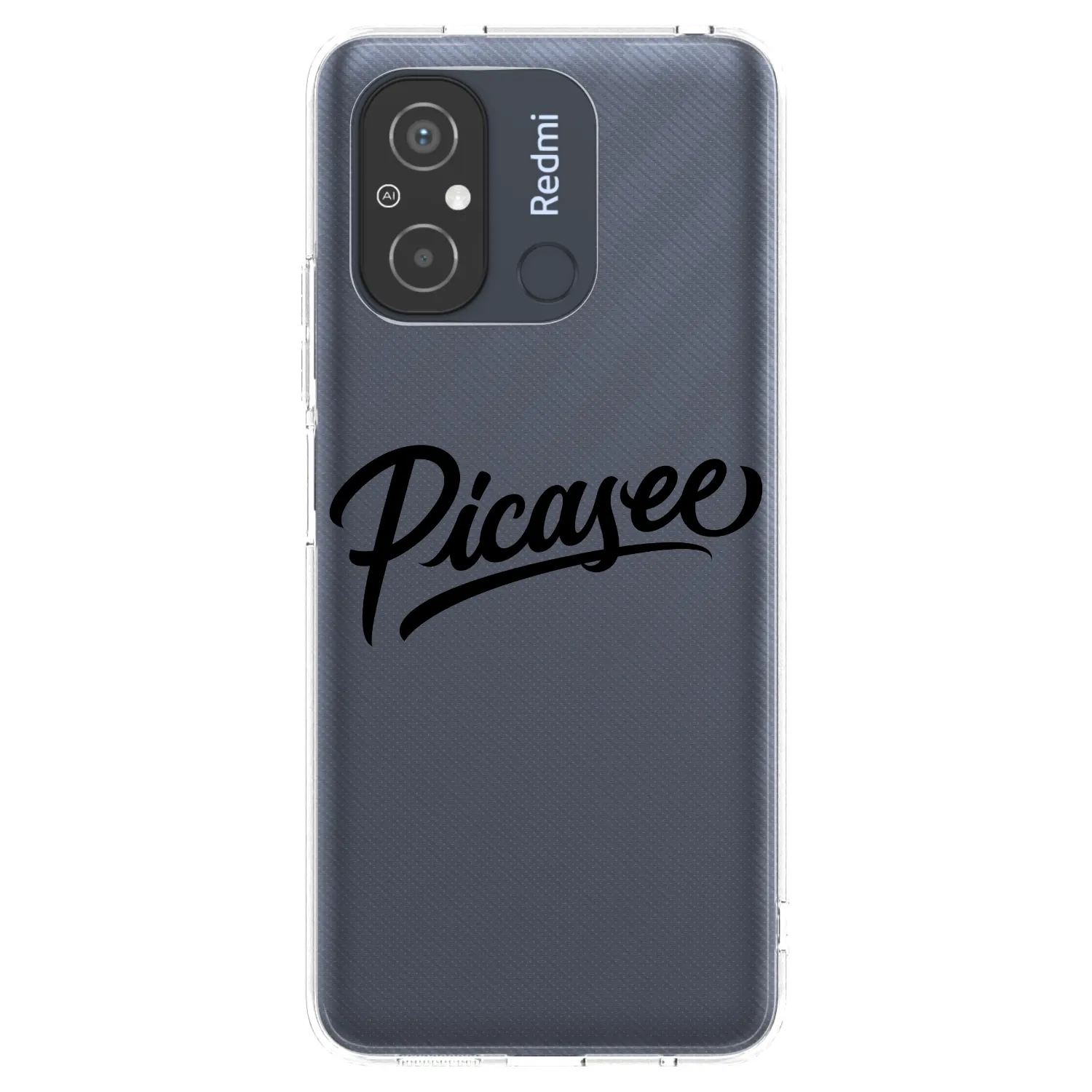 Picasee silikonski prozorni ovitek za Xiaomi Redmi 12C - Picasee - old logo - black