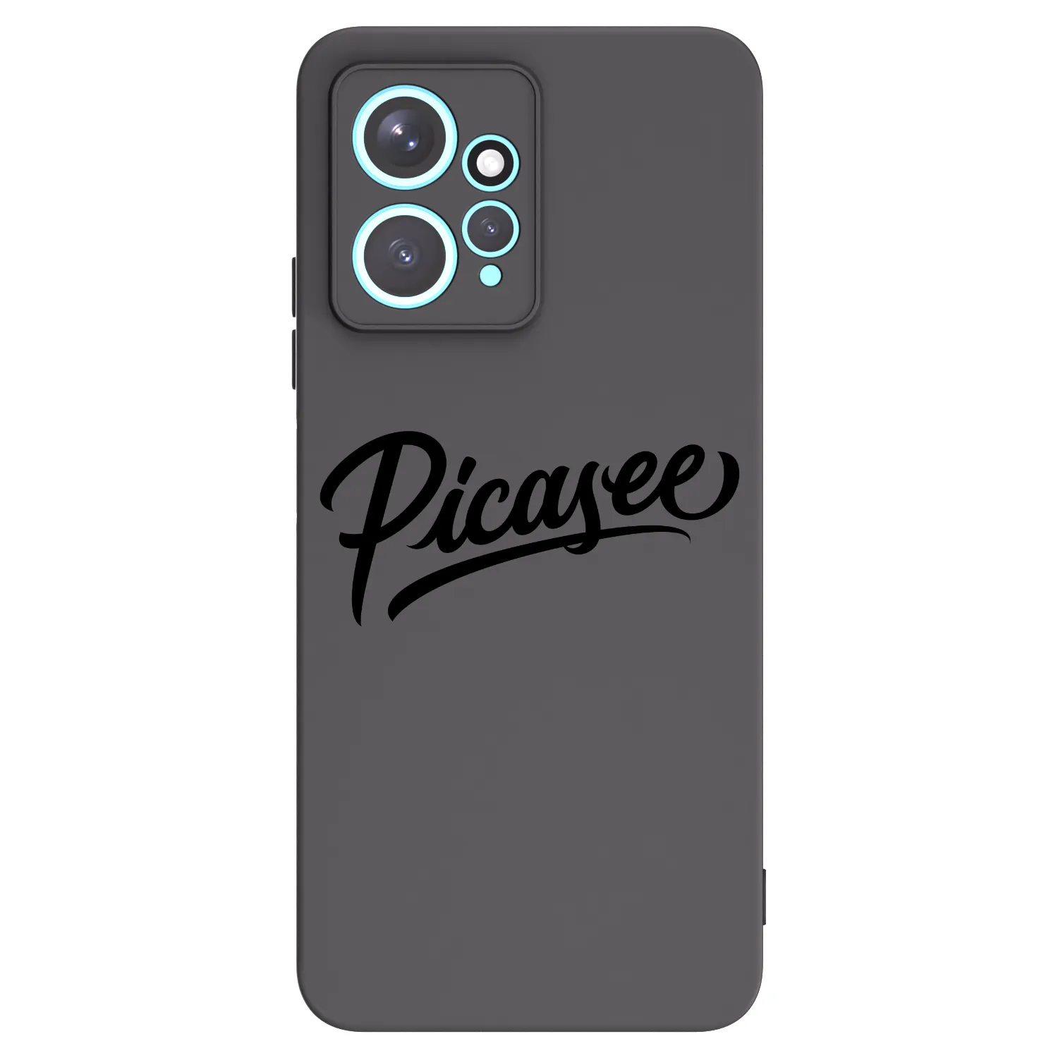 Picasee silikonski črni ovitek za Xiaomi Redmi Note 12 4G - Picasee - old logo - black