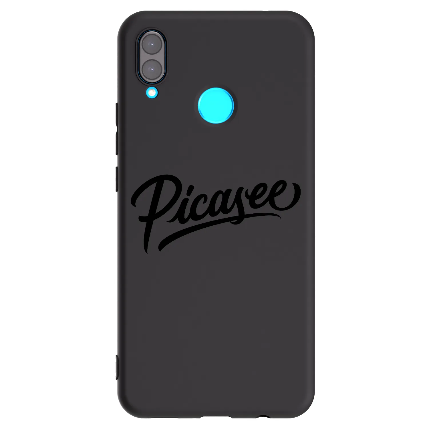 Picasee silikonski črni ovitek za Huawei Nova 3 - Picasee - old logo - black