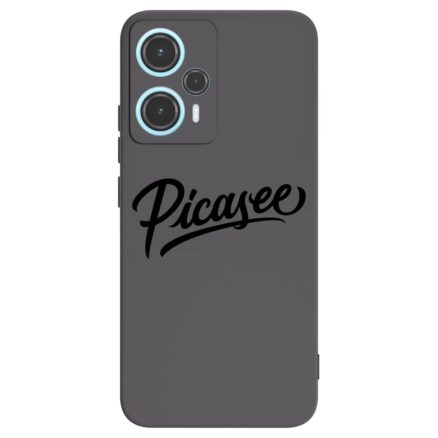 Picasee silikonski črni ovitek za Xiaomi Poco F5 - Picasee - old logo - black
