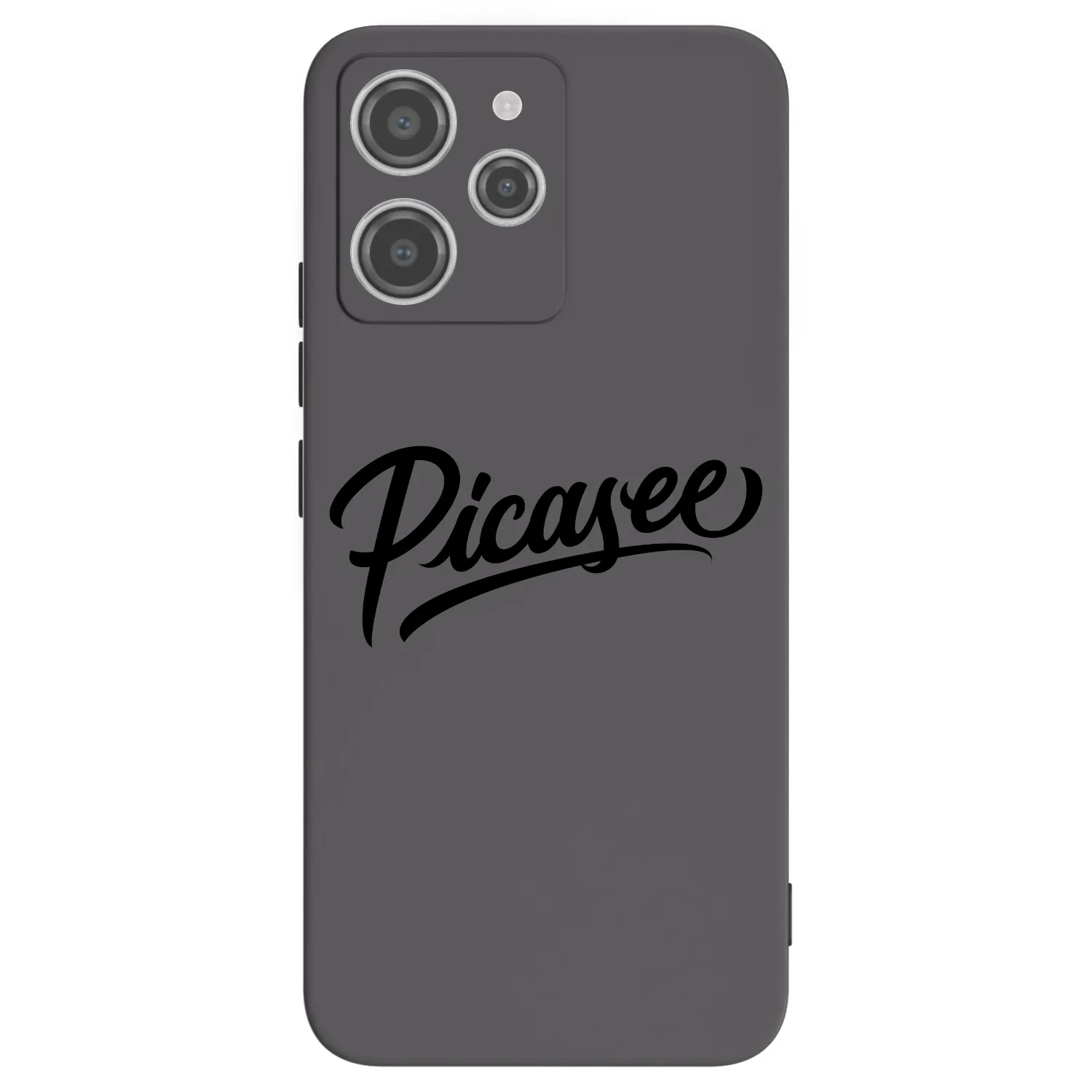 Picasee silikonski črni ovitek za Xiaomi Redmi 12 4G - Picasee - old logo - black