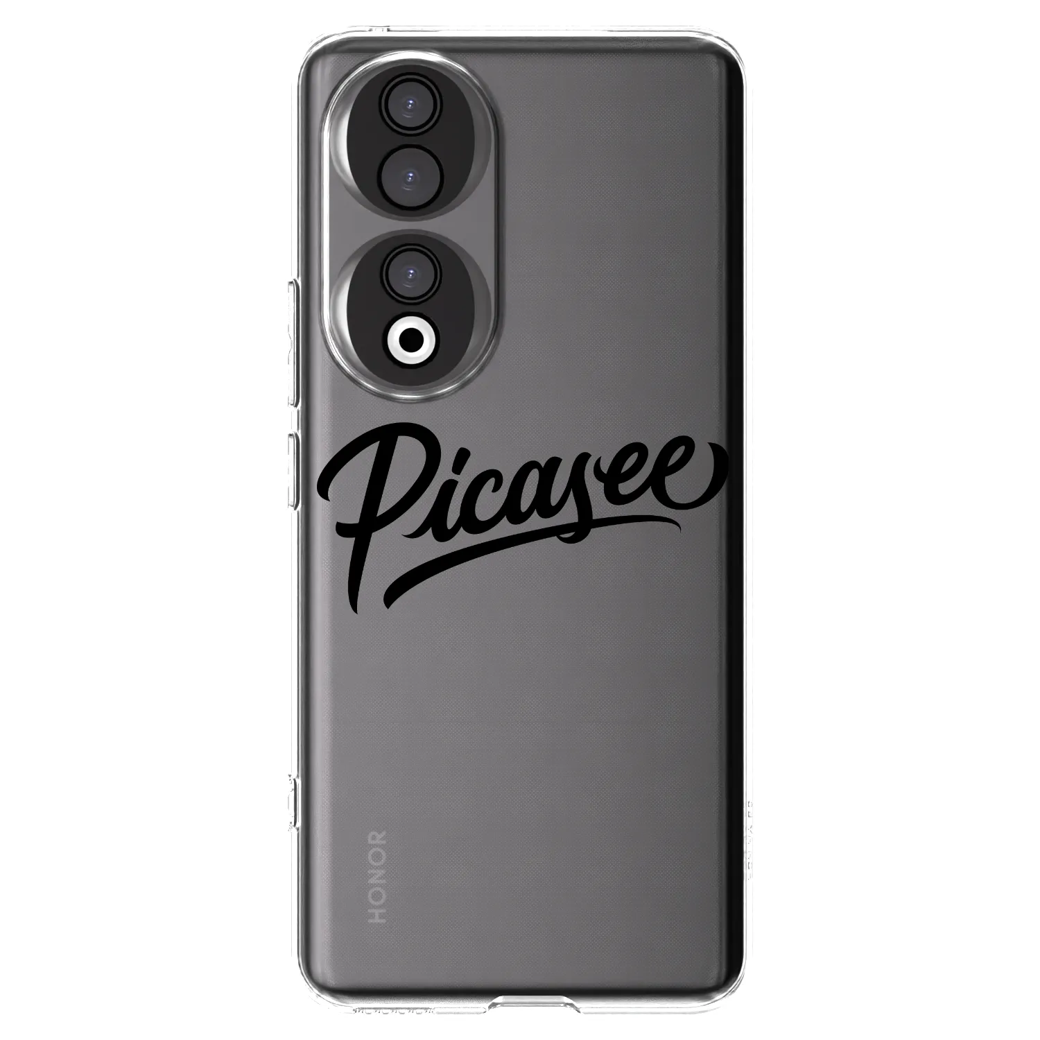 Picasee silikonski prozorni ovitek za Honor 90 5G - Picasee - old logo - black