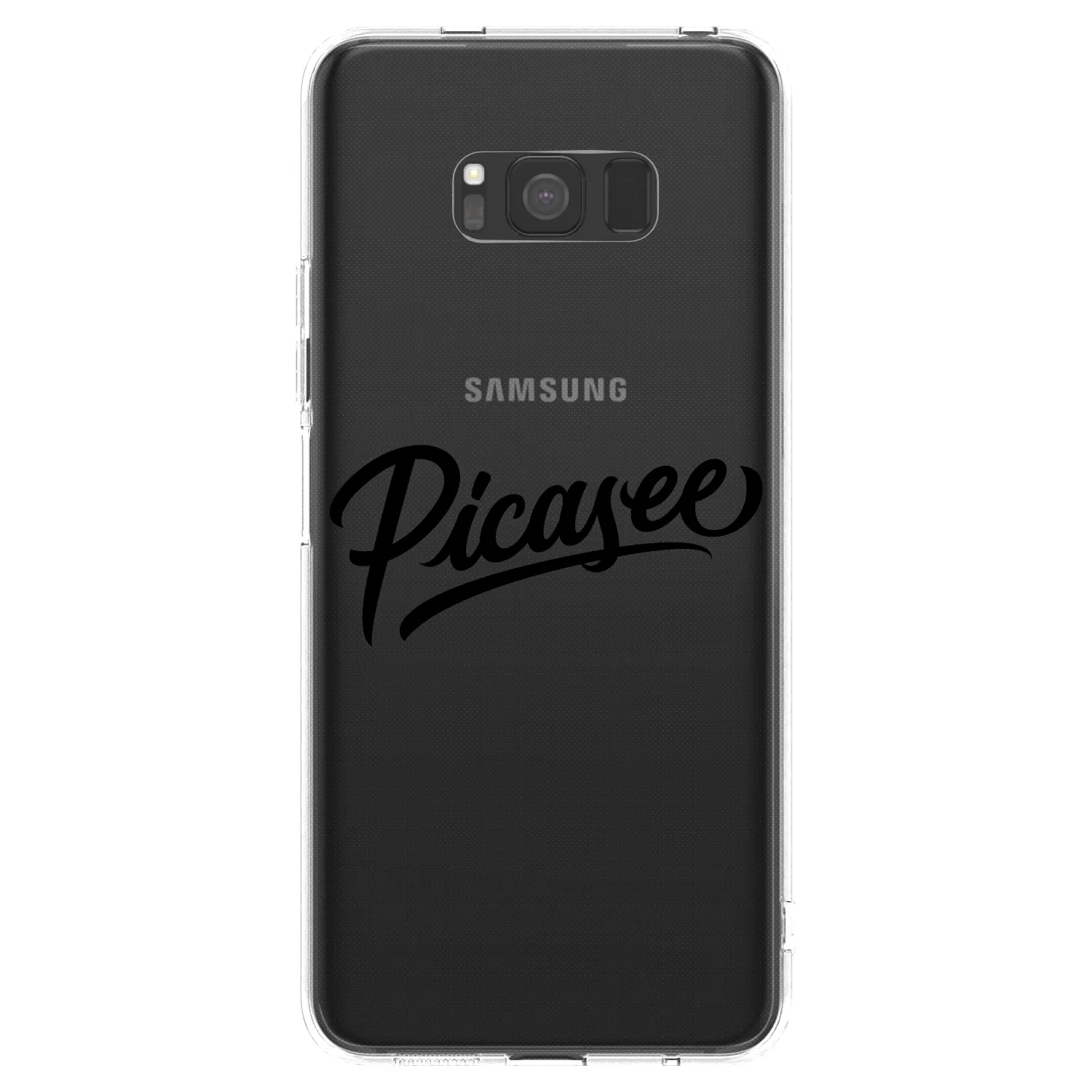 Picasee silikonski prozorni ovitek za Samsung Galaxy S8 G950F - Picasee - old logo - black