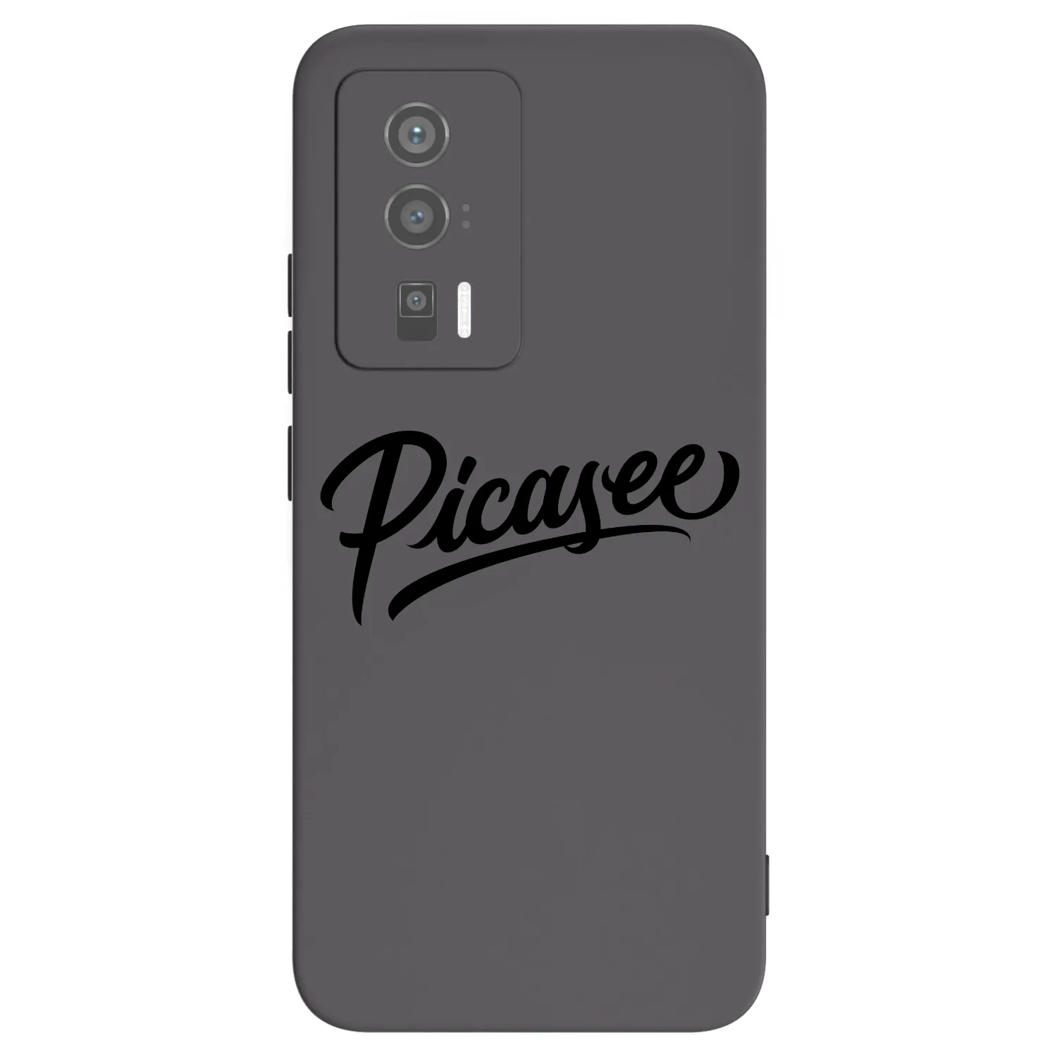 Picasee silikonski črni ovitek za Xiaomi Poco F5 Pro 5G - Picasee - old logo - black