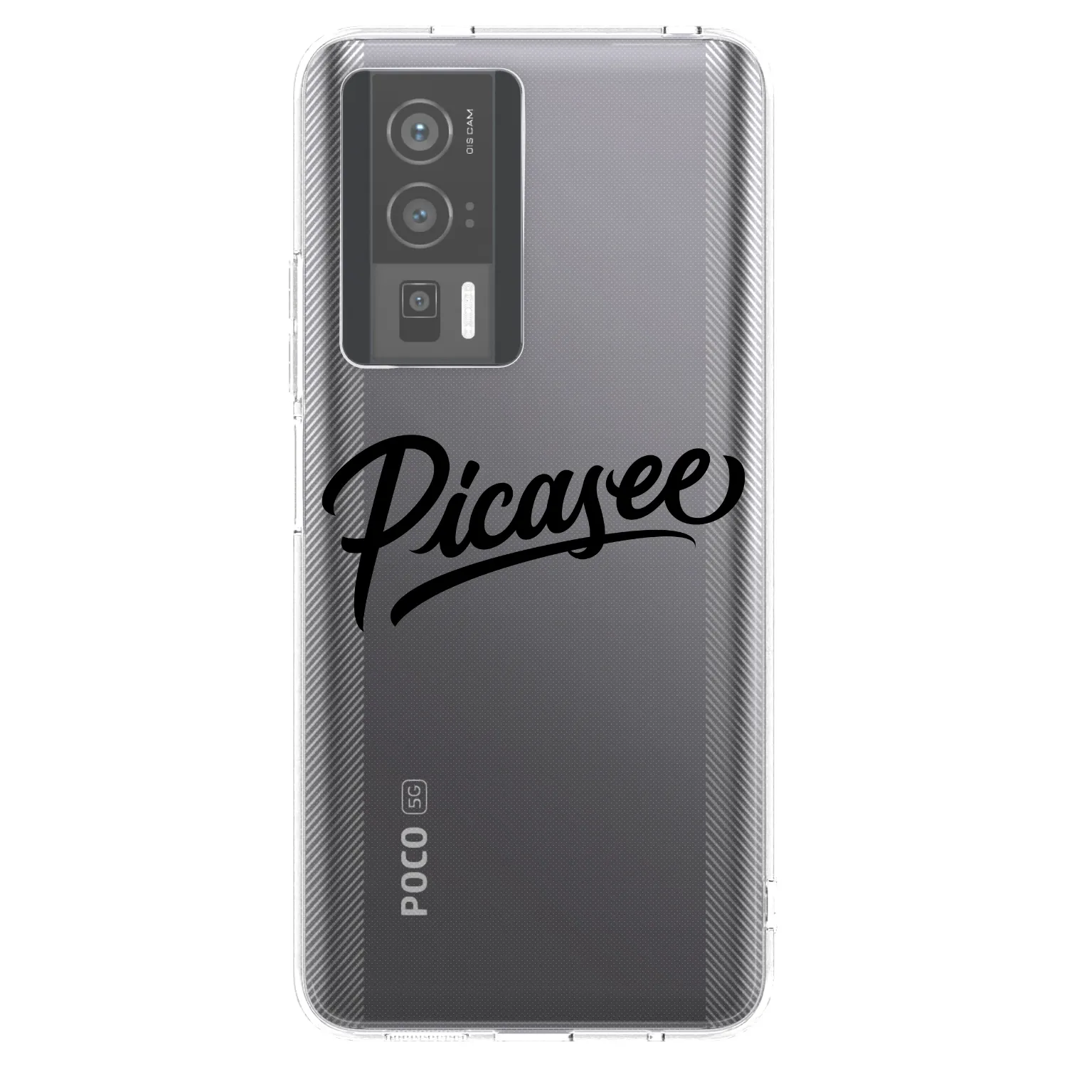 Picasee silikonski prozorni ovitek za Xiaomi Poco F5 Pro 5G - Picasee - old logo - black