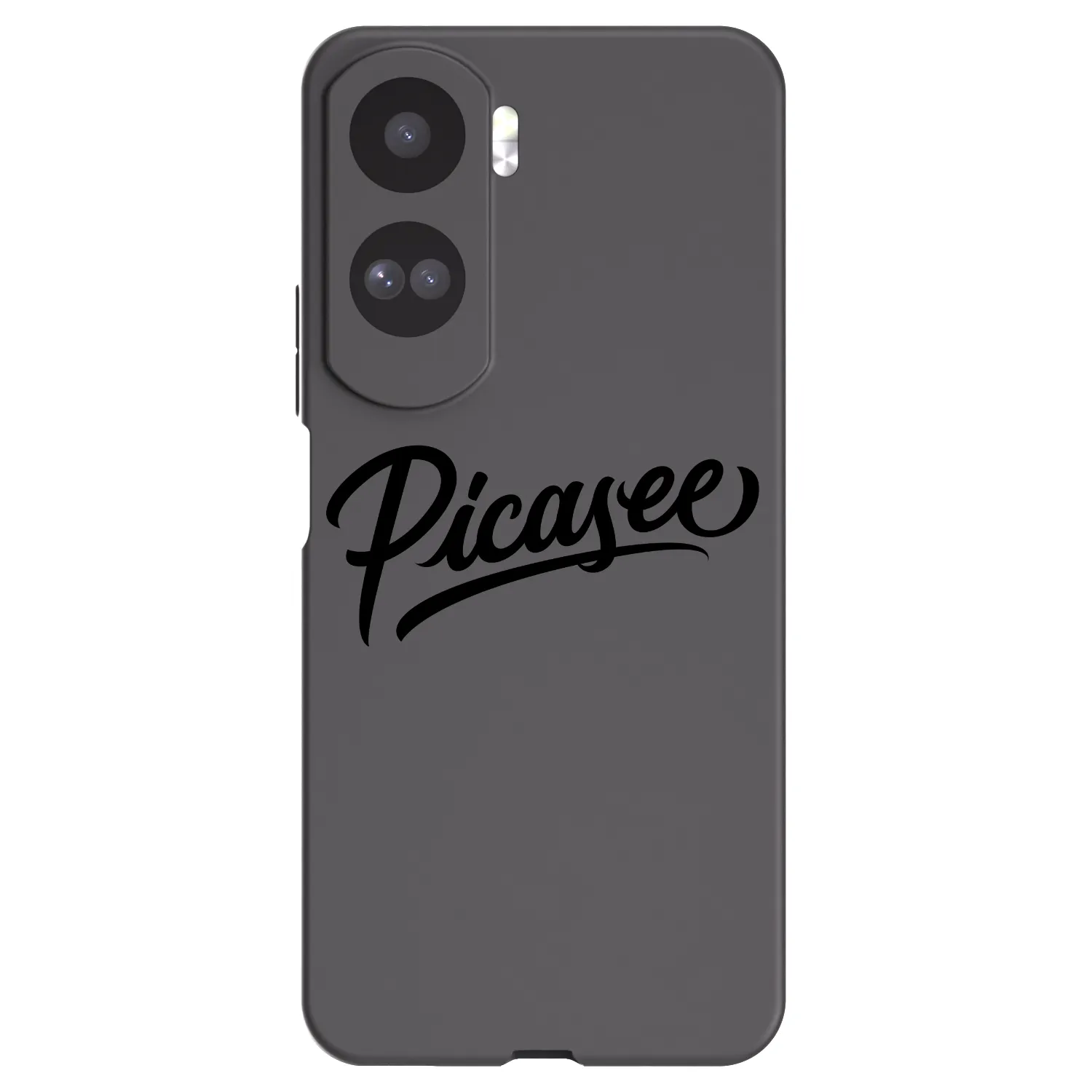 Picasee silikonski črni ovitek za Honor 90 Lite 5G - Picasee - old logo - black