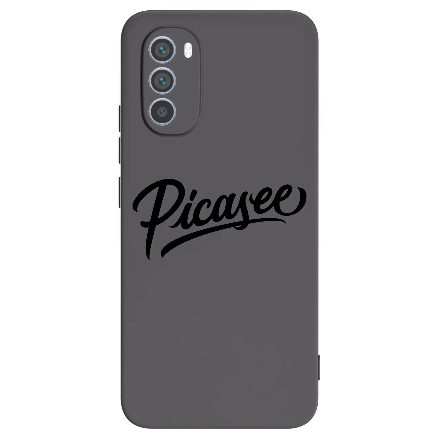 Picasee silikonski črni ovitek za Motorola Moto G62 - Picasee - old logo - black