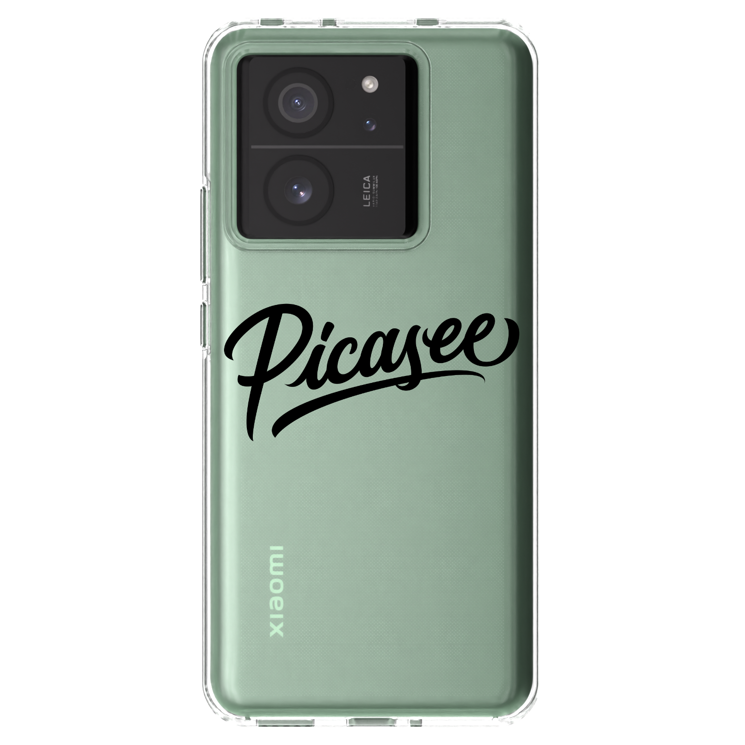 Picasee silikonski prozorni ovitek za Xiaomi 13T - Picasee - old logo - black