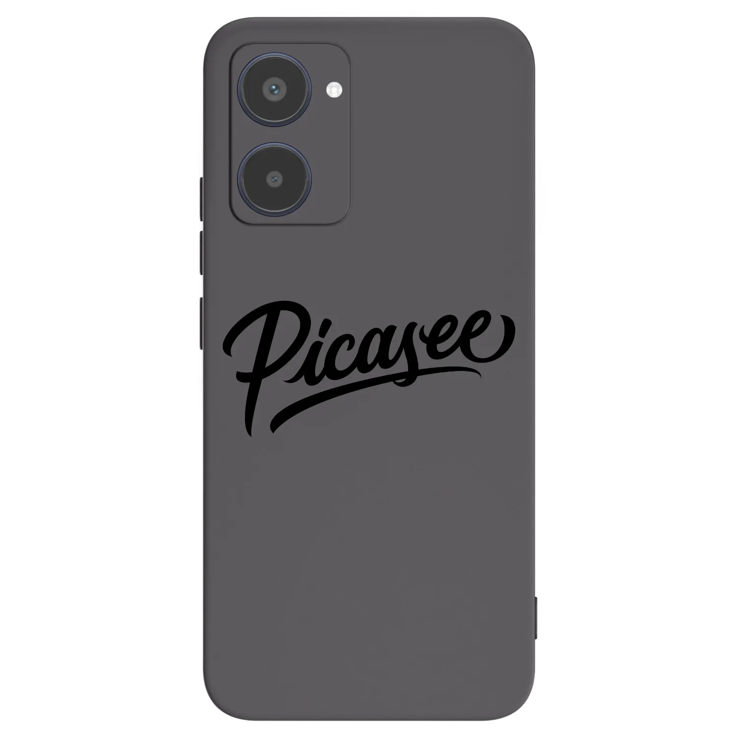 Picasee silikonski črni ovitek za Realme 10 4G - Picasee - old logo - black