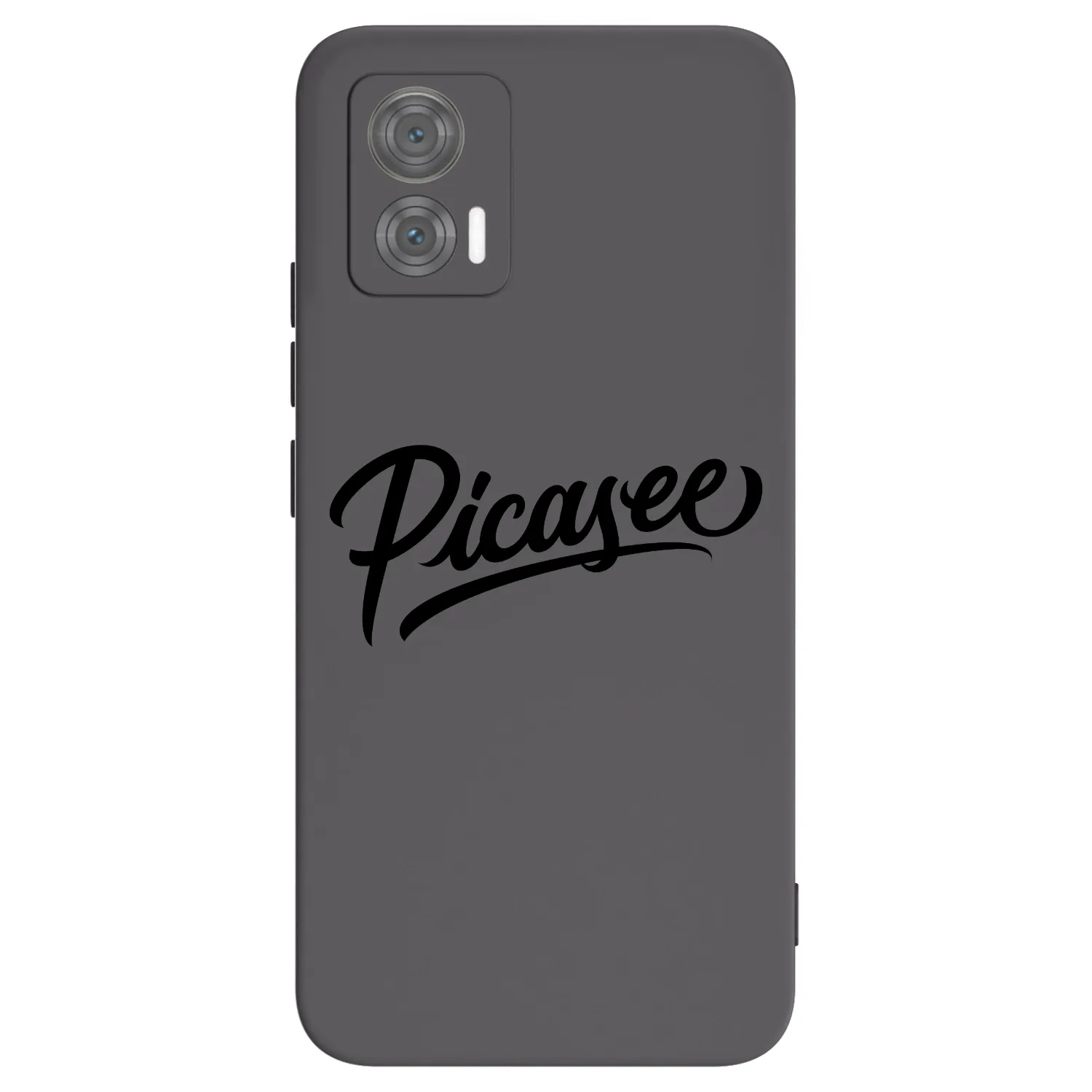 Picasee silikonski črni ovitek za Motorola Edge 30 Neo - Picasee - old logo - black