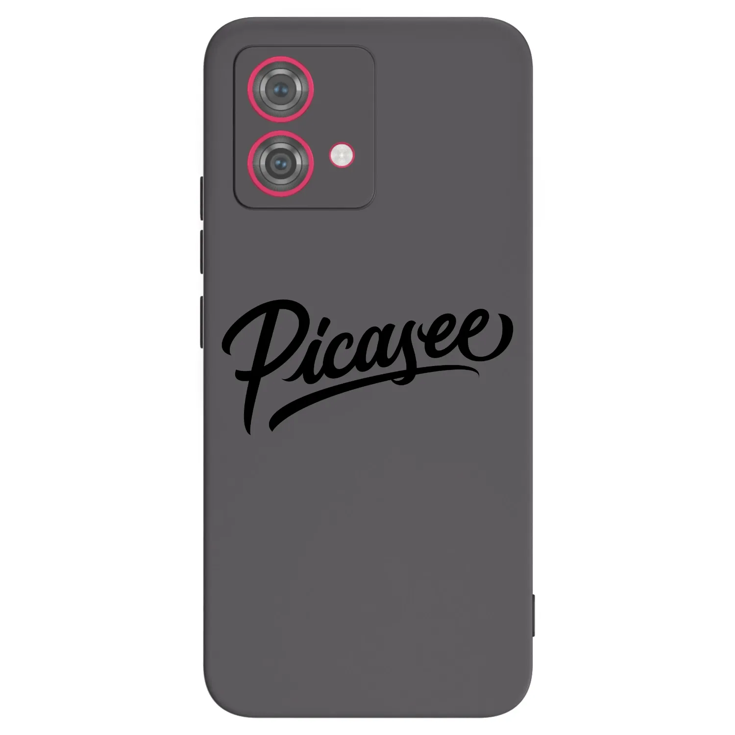 Picasee silikonski črni ovitek za Motorola Moto G84 5G - Picasee - old logo - black