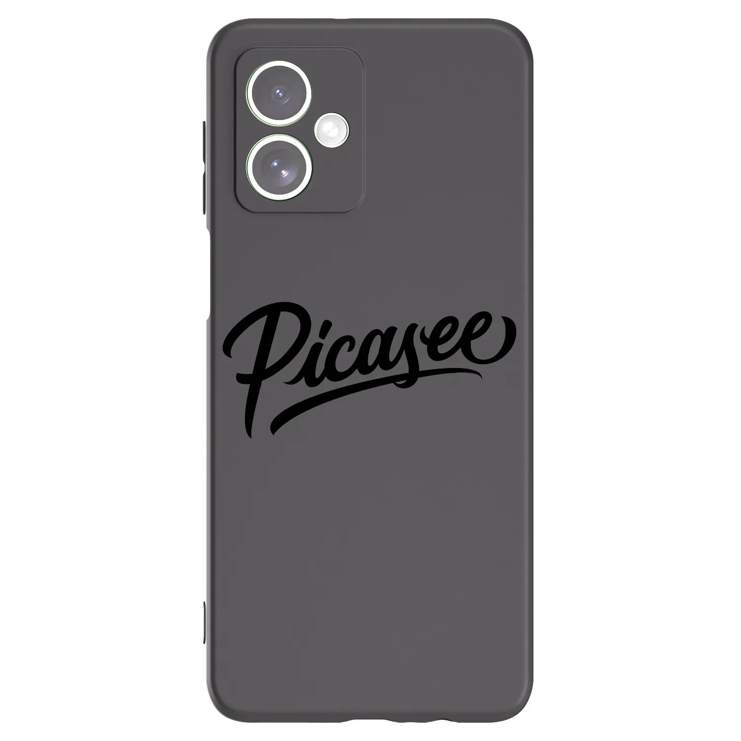 Picasee silikonski črni ovitek za Motorola Moto G54 5G - Picasee - old logo - black
