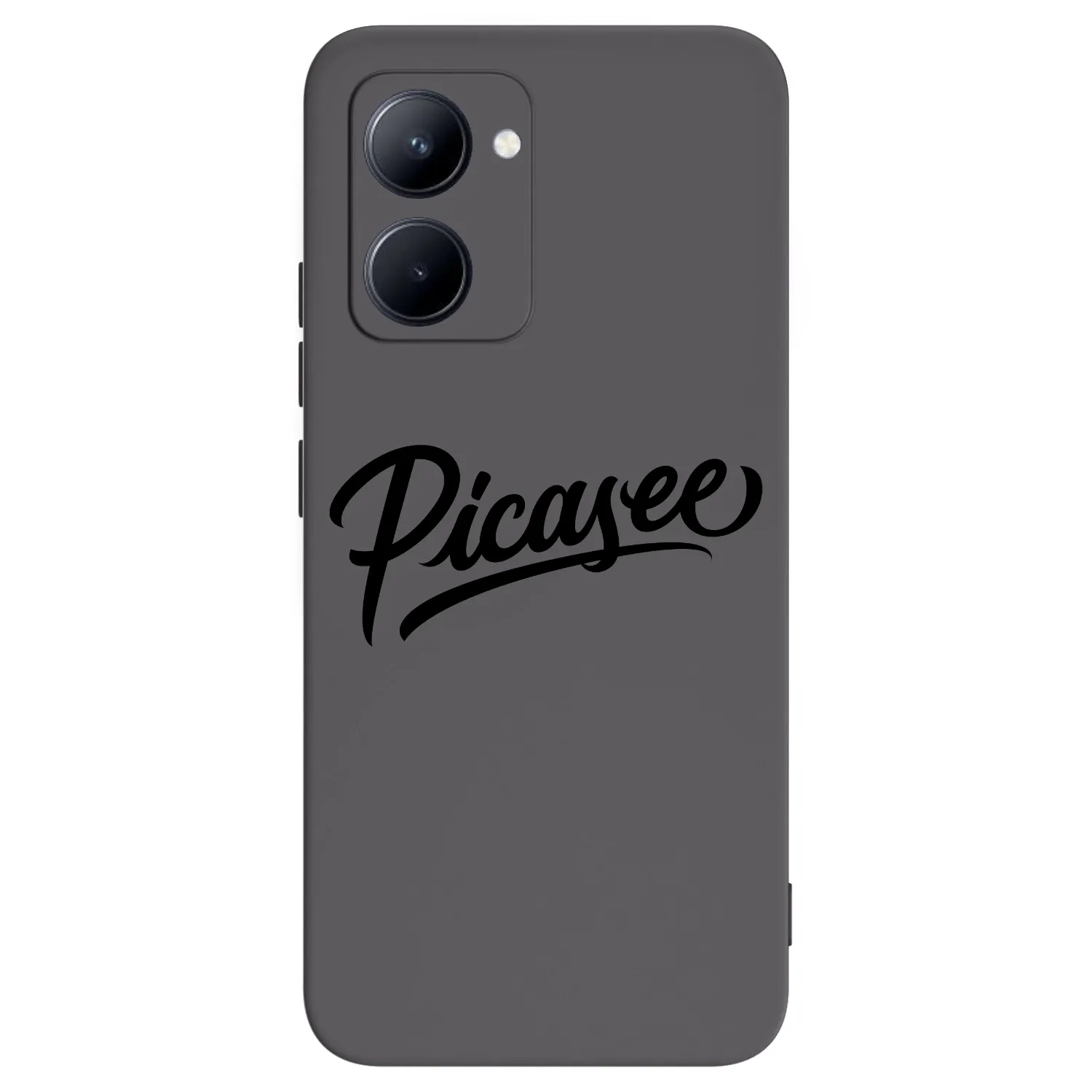 Picasee silikonski črni ovitek za Realme C33 (2023) - Picasee - old logo - black