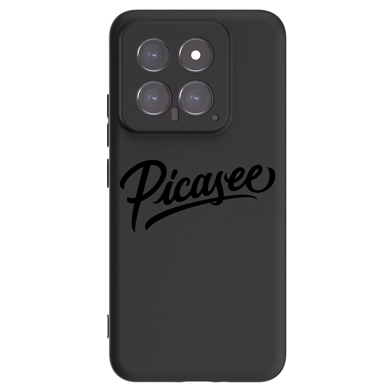 Picasee silikonski črni ovitek za Xiaomi 14 - Picasee - old logo - black
