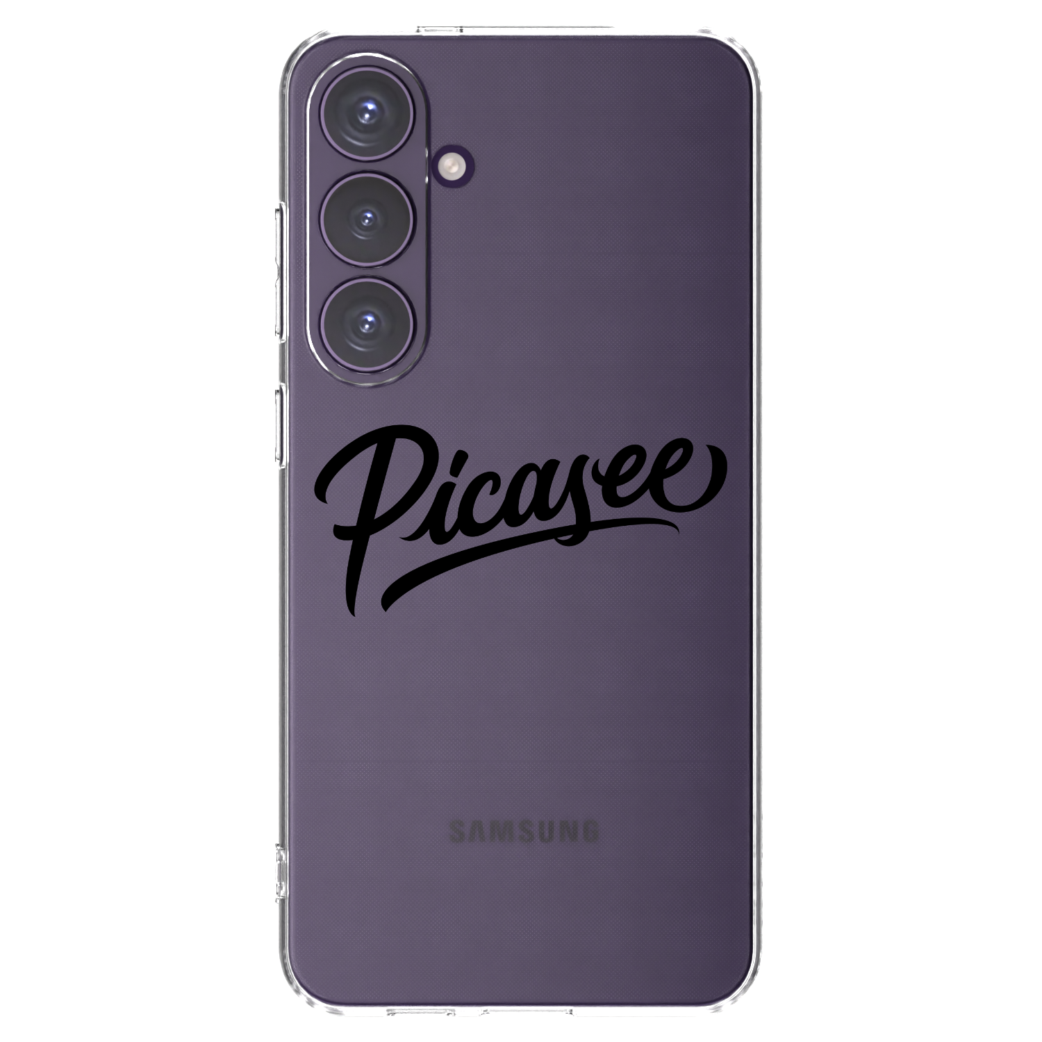 Picasee silikonski prozorni ovitek za Samsung Galaxy S24+ S926B 5G - Picasee - old logo - black