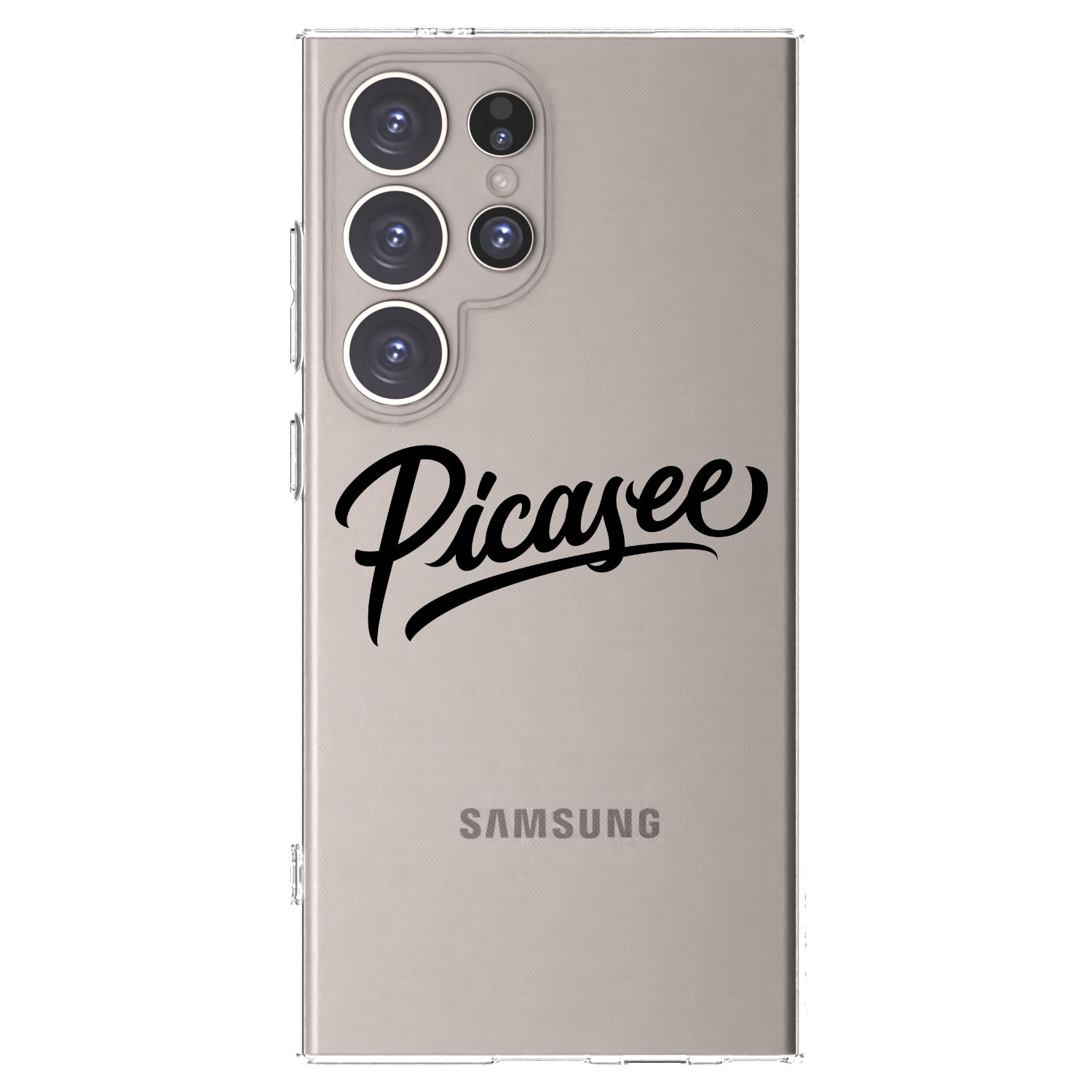 Picasee silikonski prozorni ovitek za Samsung Galaxy S24 Ultra S928B 5G - Picasee - old logo - black