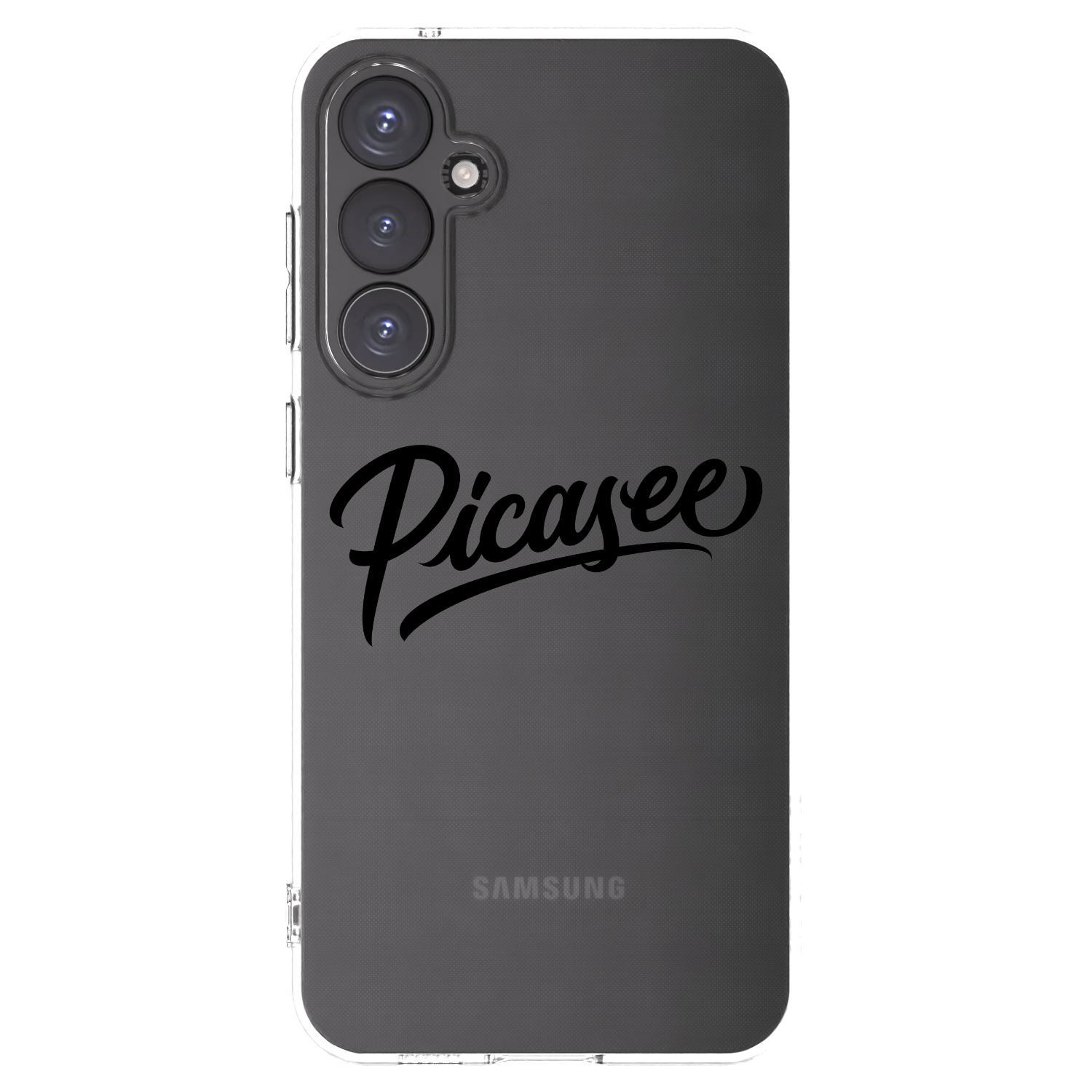 Picasee silikonski prozorni ovitek za Samsung Galaxy S23 FE S711B - Picasee - old logo - black