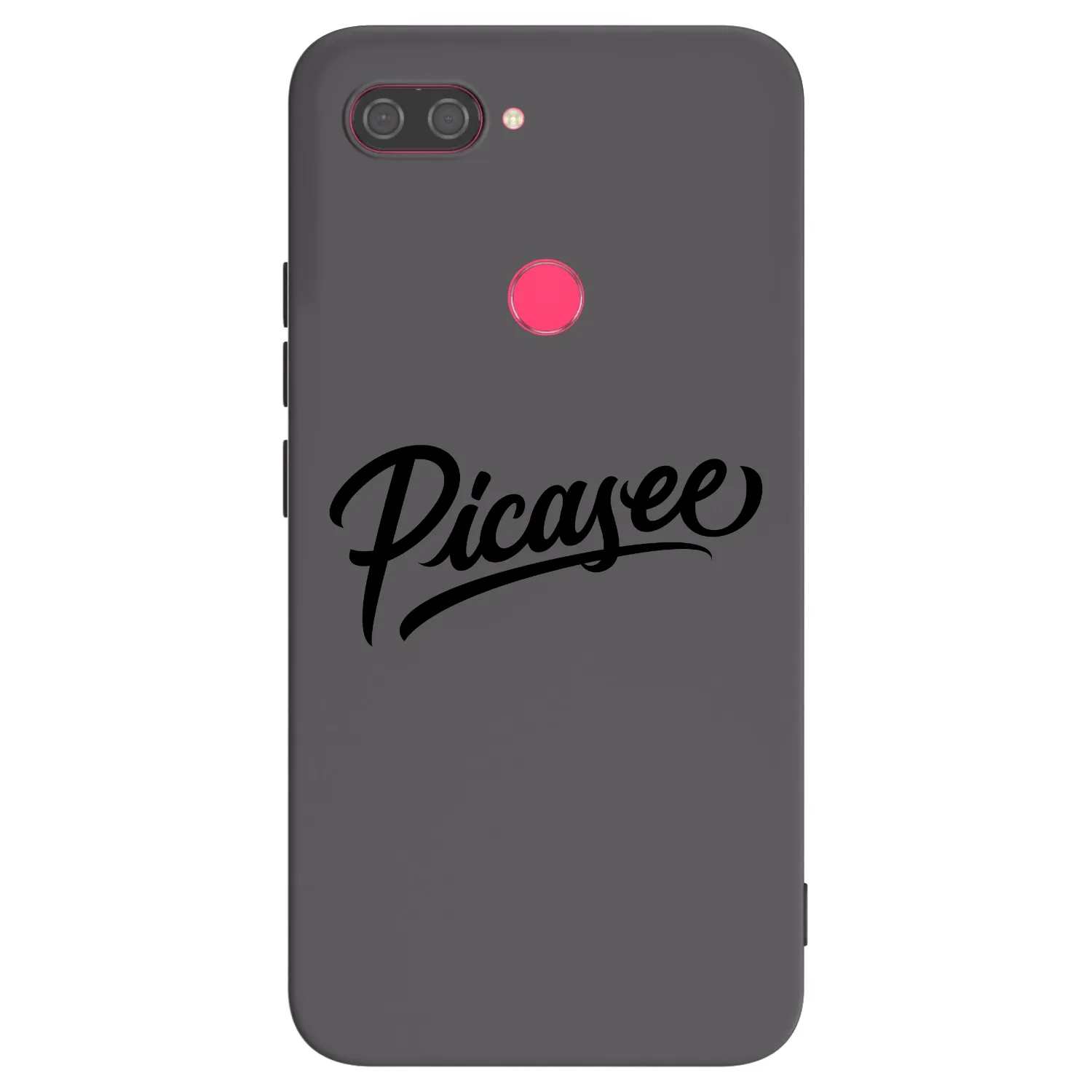 Picasee silikonski črni ovitek za Xiaomi Mi 8 Lite - Picasee - old logo - black