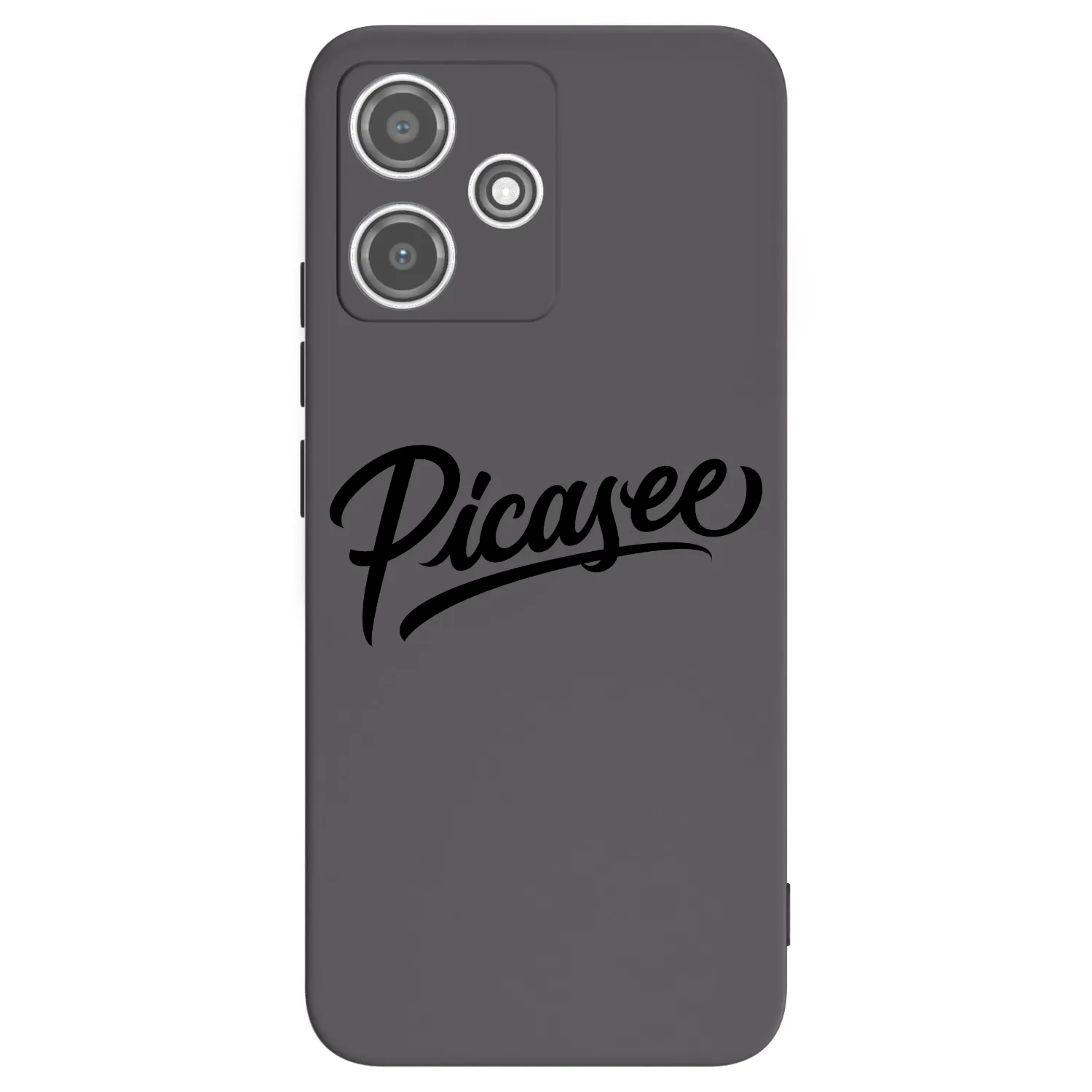 Picasee silikonski črni ovitek za Xiaomi Redmi 12 5G - Picasee - old logo - black