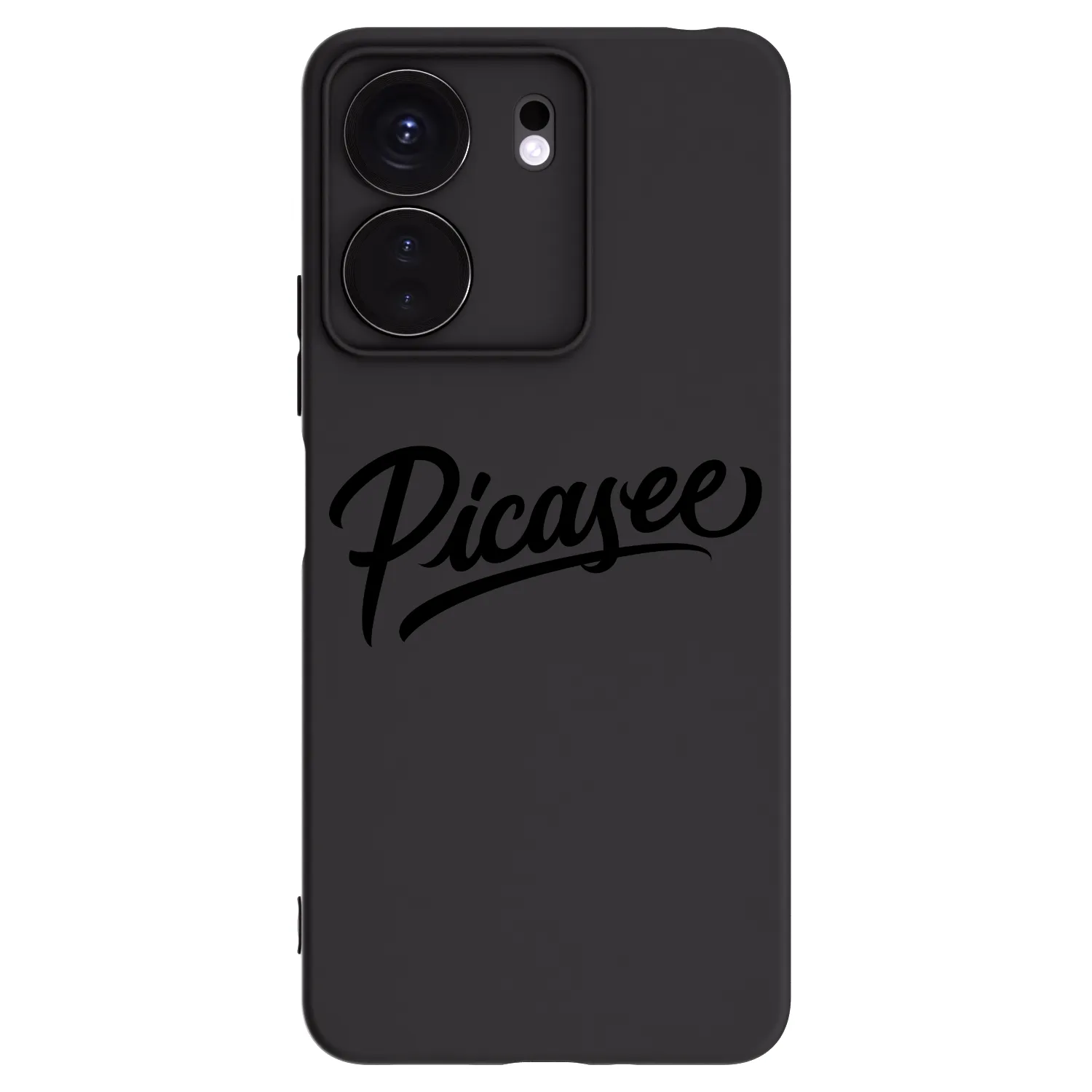 Picasee silikonski črni ovitek za Xiaomi Redmi 13C 4G - Picasee - old logo - black