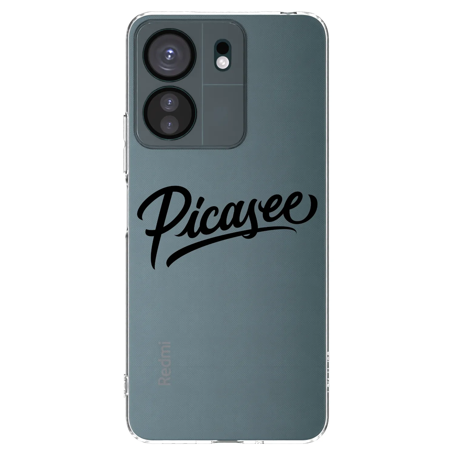 Picasee silikonski prozorni ovitek za Xiaomi Redmi 13C 4G - Picasee - old logo - black
