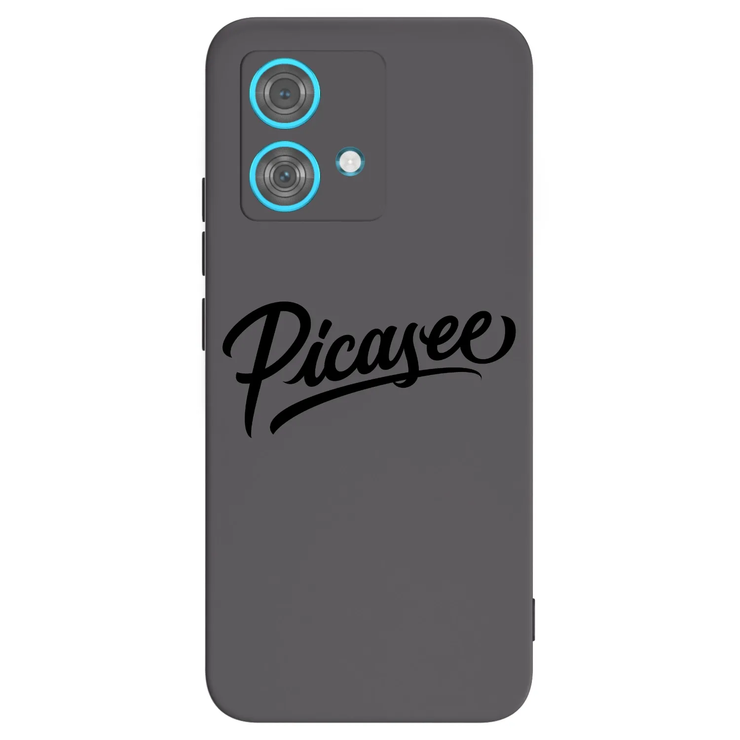Picasee silikonski črni ovitek za Motorola Edge 40 Neo - Picasee - old logo - black