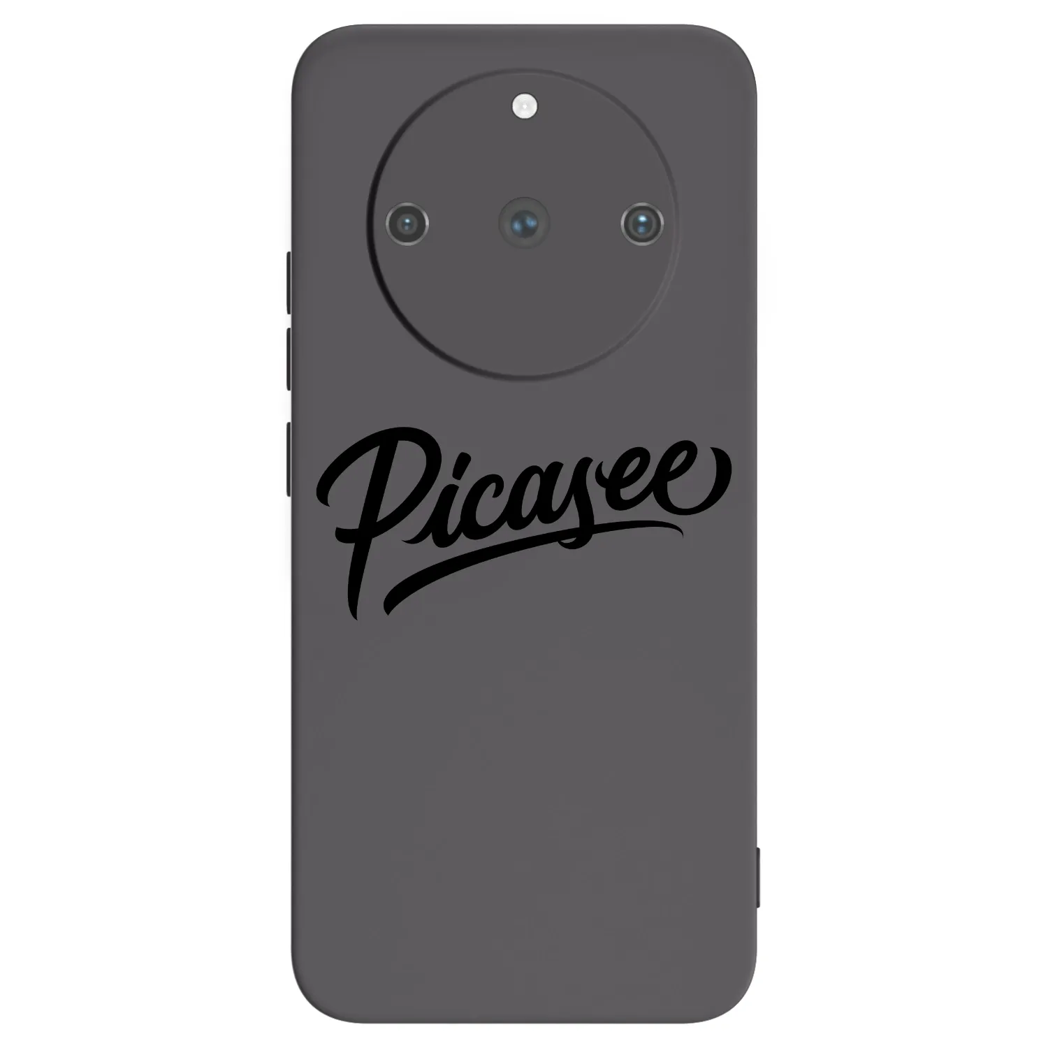 Picasee silikonski črni ovitek za Realme 11 Pro+ - Picasee - old logo - black