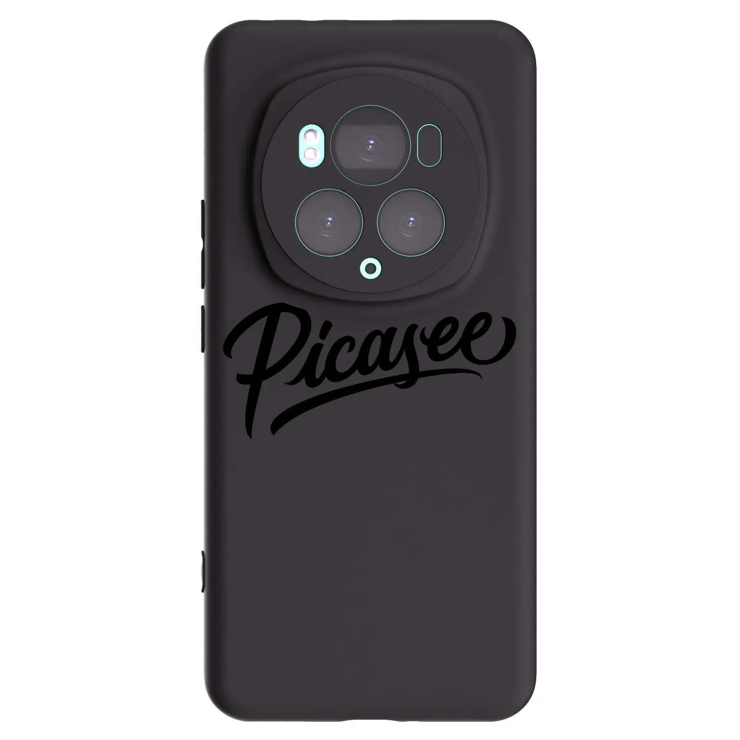 Picasee silikonski črni ovitek za Honor Magic6 Pro - Picasee - old logo - black
