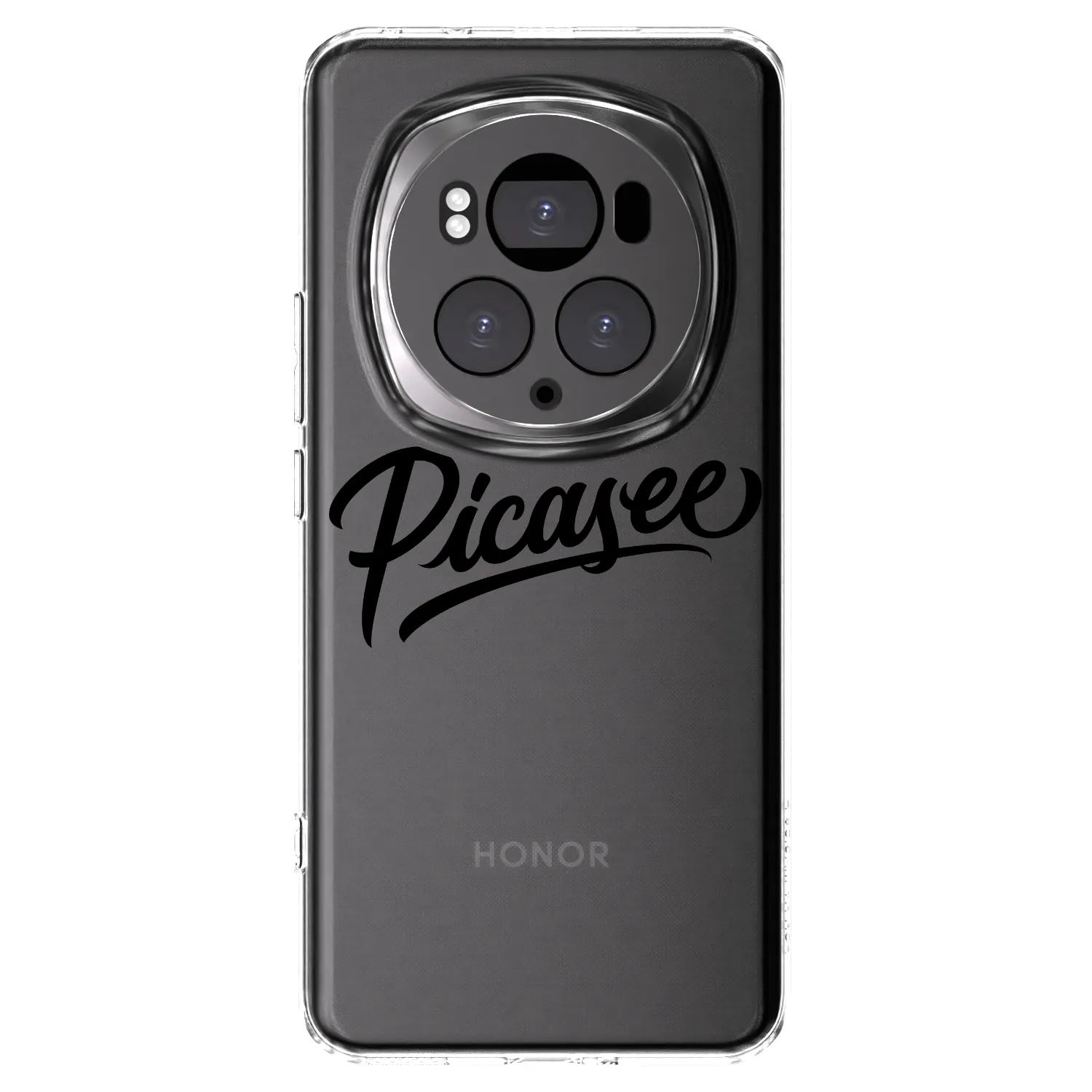 Picasee silikonski prozorni ovitek za Honor Magic6 Pro - Picasee - old logo - black