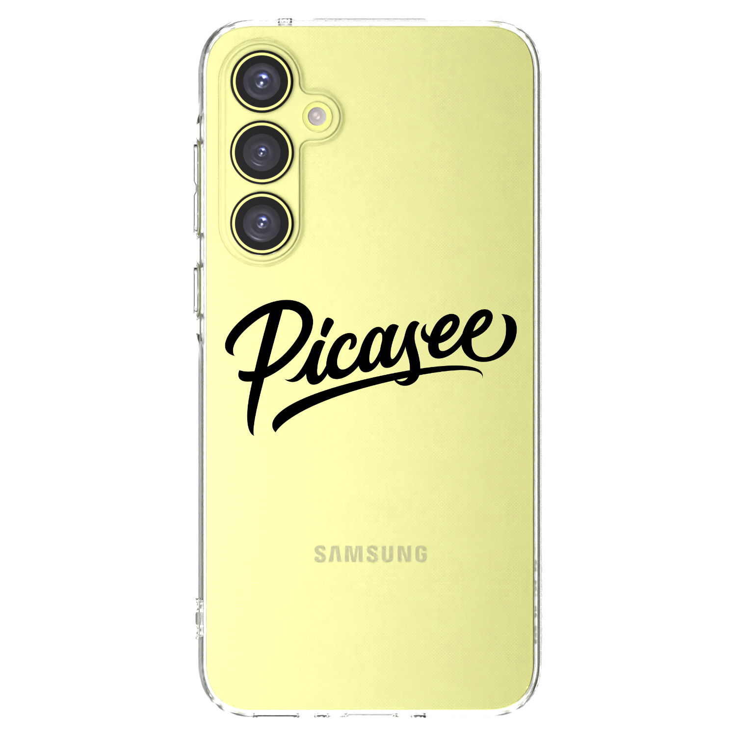Picasee silikonski prozorni ovitek za Samsung Galaxy A35 5G A356B - Picasee - old logo - black