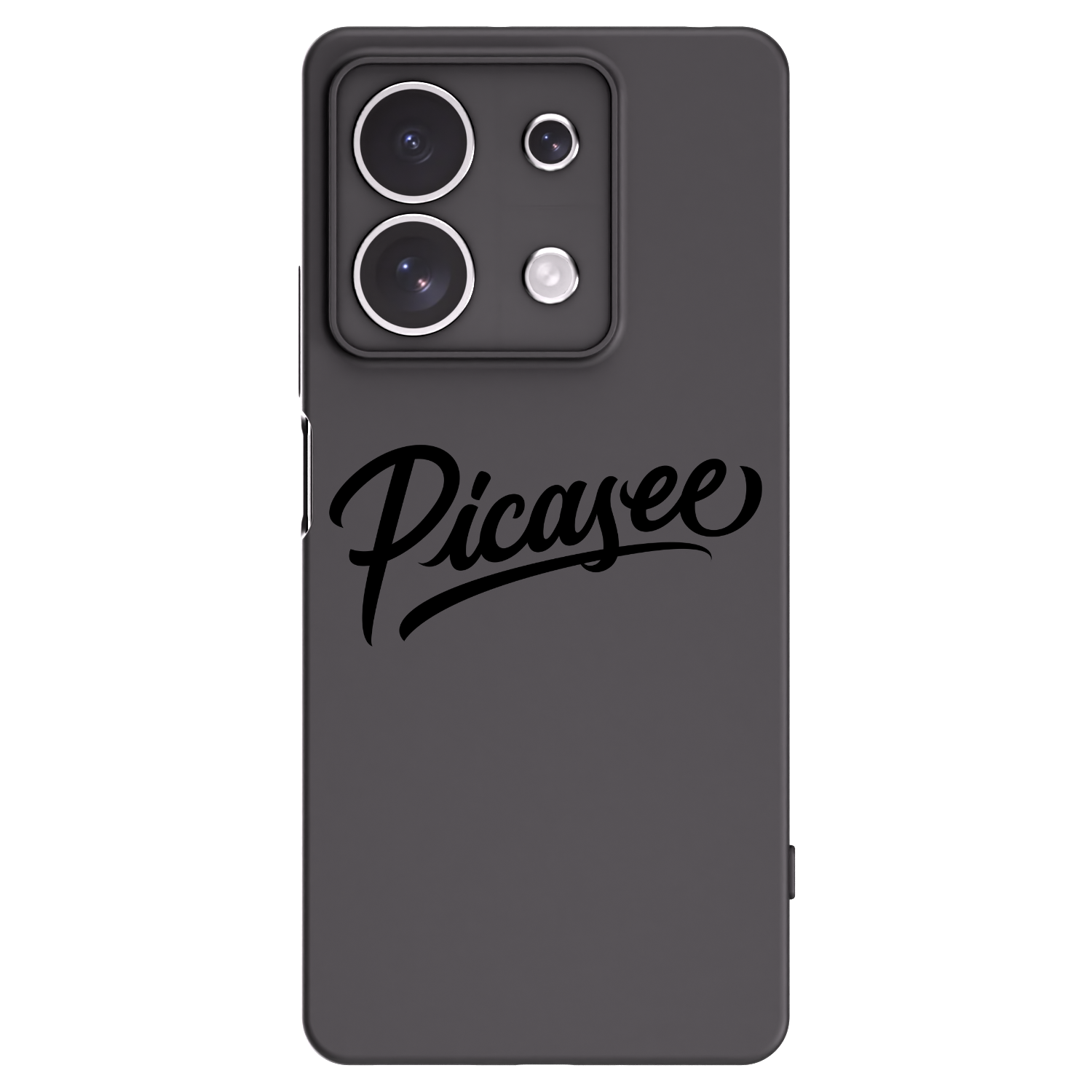 Picasee silikonski črni ovitek za Xiaomi Redmi Note 13 4G - Picasee - old logo - black