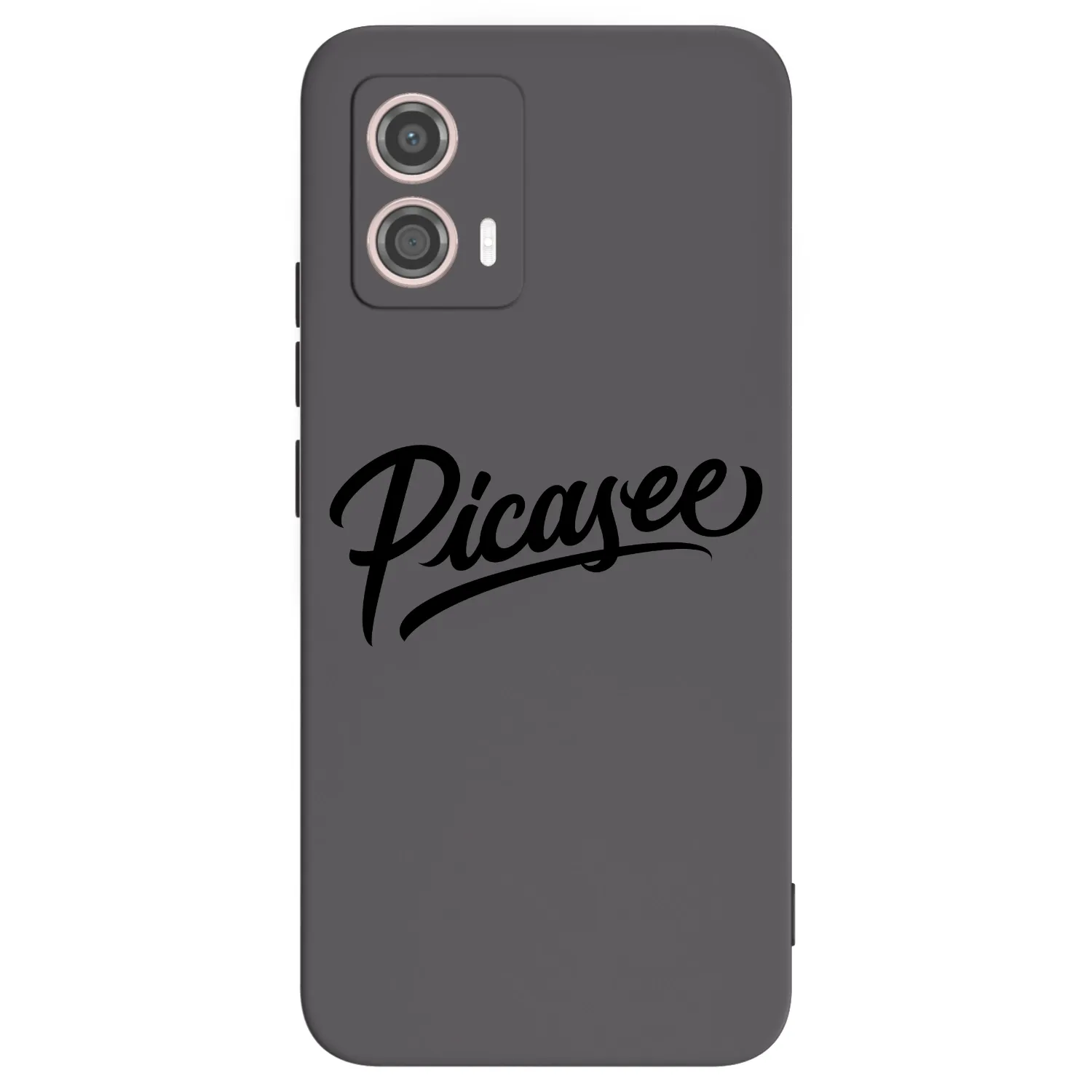 Picasee silikonski črni ovitek za Motorola Moto G53 5G - Picasee - old logo - black