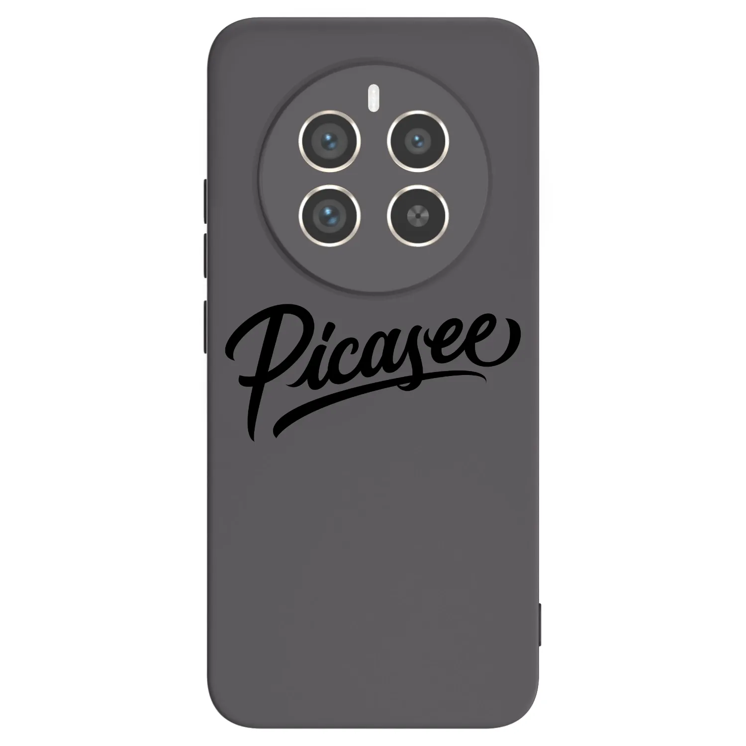Picasee silikonski črni ovitek za Realme 12 Pro 5G - Picasee - old logo - black