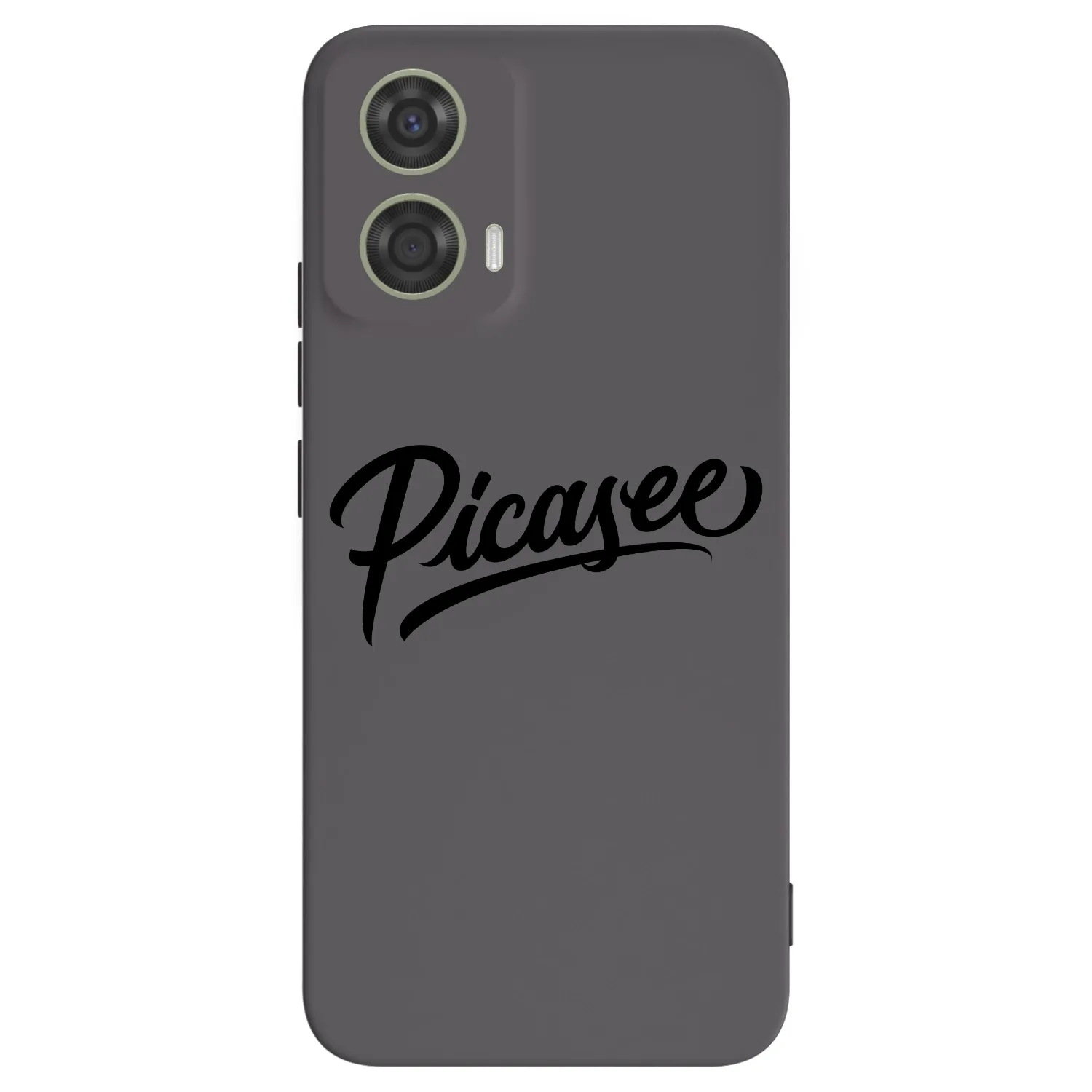 Picasee silikonski črni ovitek za Motorola Moto G24 - Picasee - old logo - black