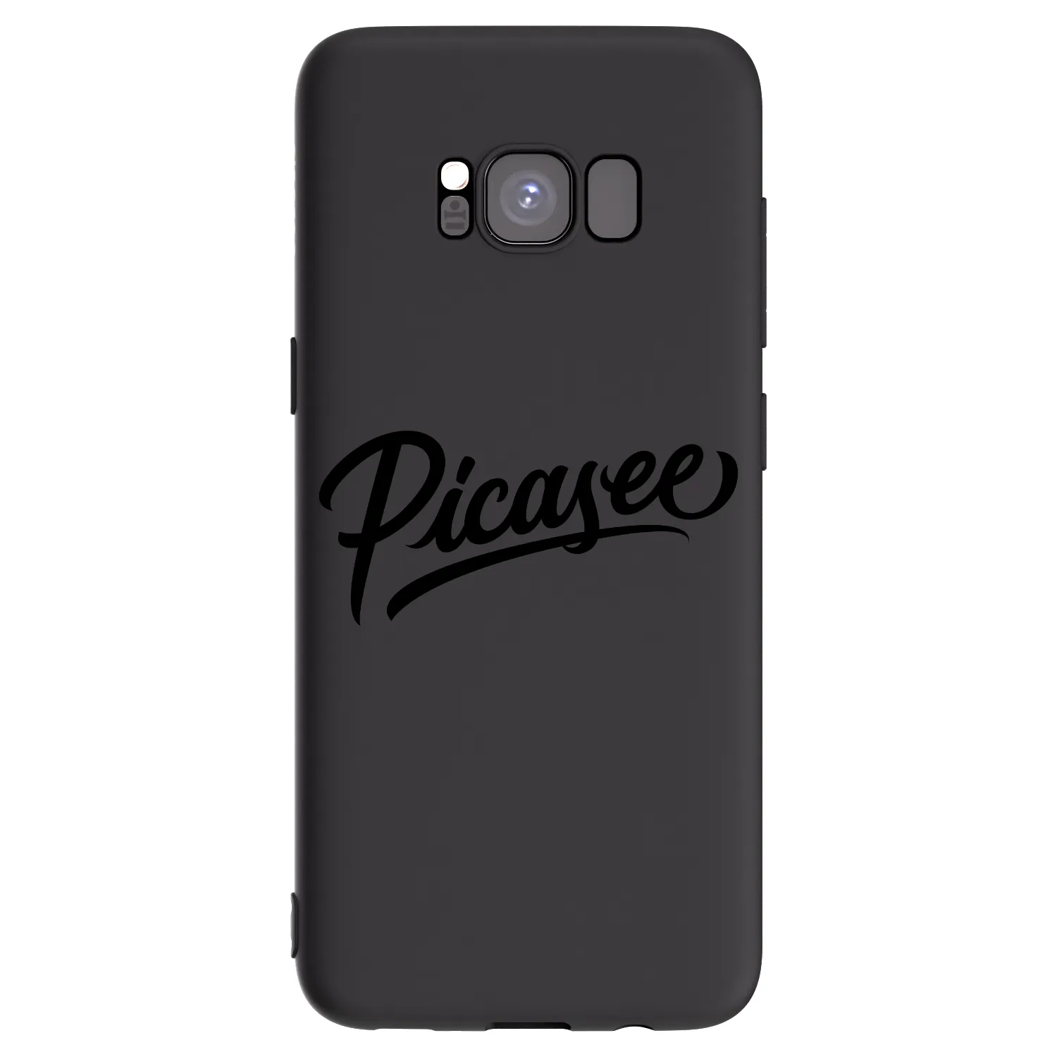 Picasee silikonski črni ovitek za Samsung Galaxy S8 G950F - Picasee - old logo - black