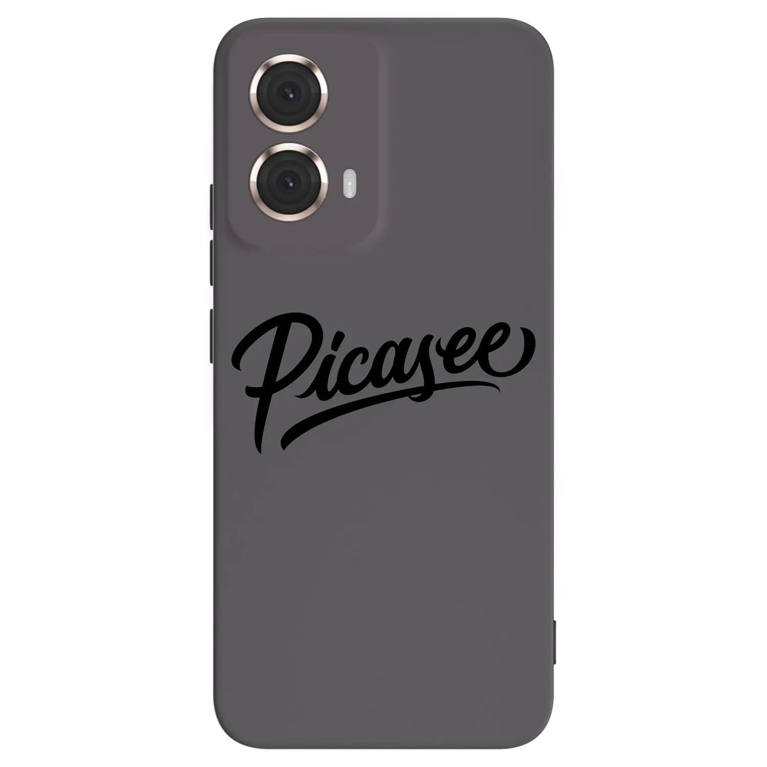 Picasee silikonski črni ovitek za Motorola Moto G85 - Picasee - old logo - black