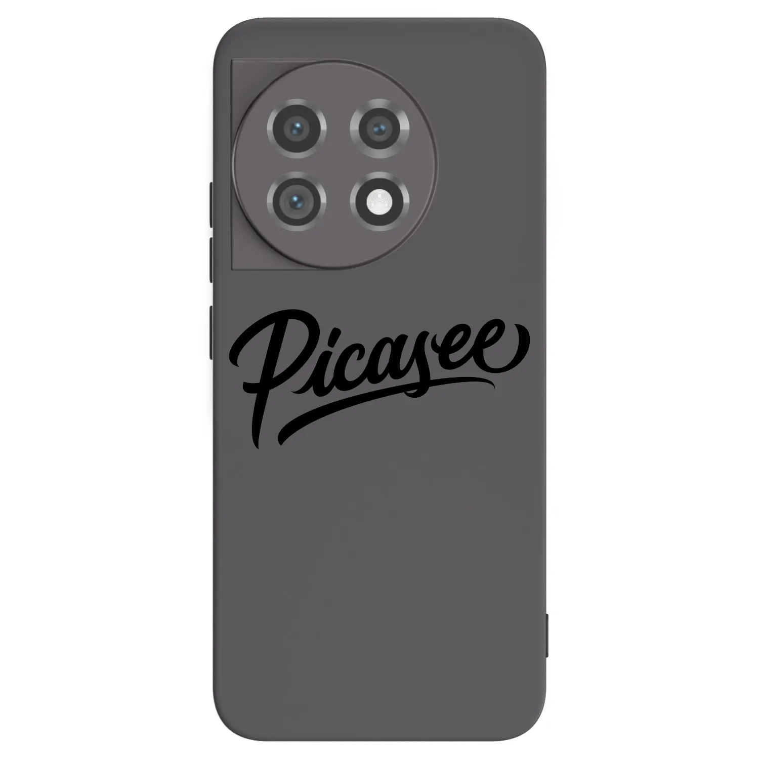 Picasee silikonski črni ovitek za OnePlus 11 5G - Picasee - old logo - black