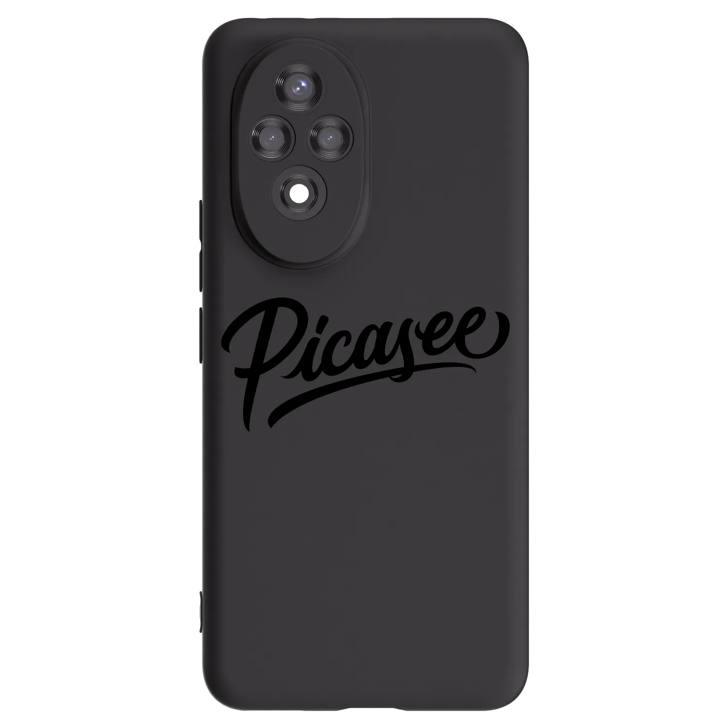 Picasee silikonski črni ovitek za Honor 200 Pro 5G - Picasee - old logo - black