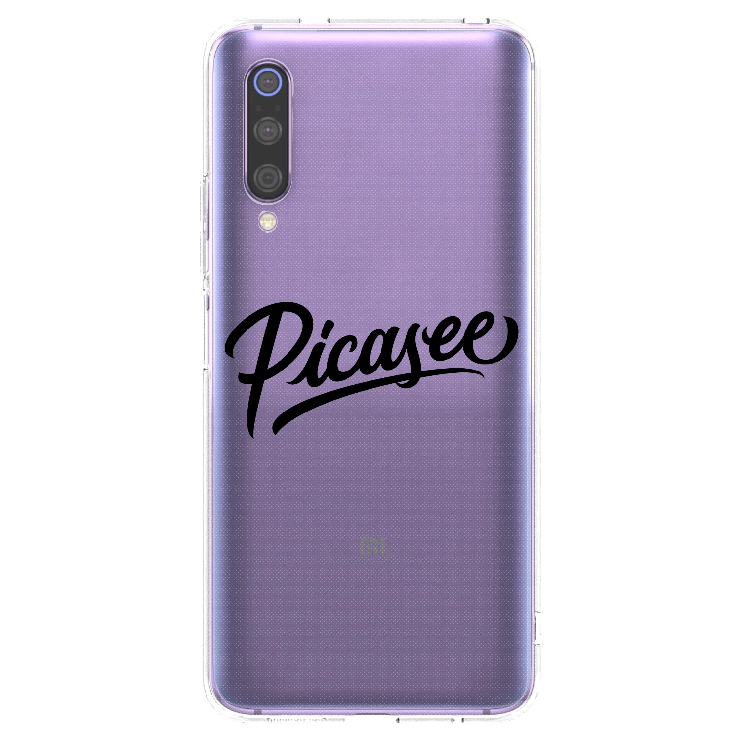 Picasee silikonski prozorni ovitek za Xiaomi Mi 9 - Picasee - old logo - black