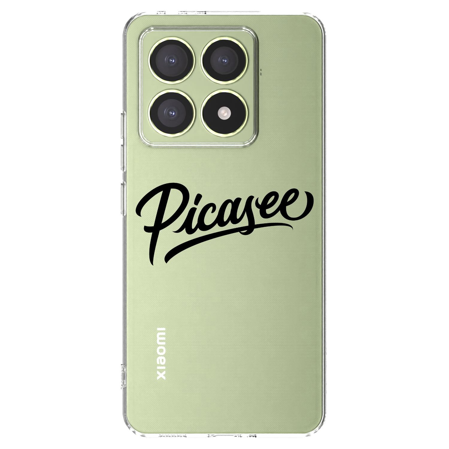 Picasee silikonski prozorni ovitek za Xiaomi 14T - Picasee - old logo - black