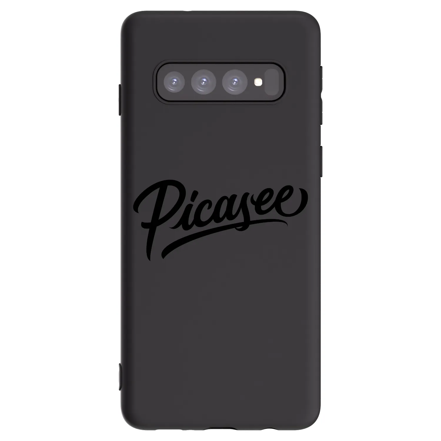 Picasee silikonski črni ovitek za Samsung Galaxy S10 G973 - Picasee - old logo - black