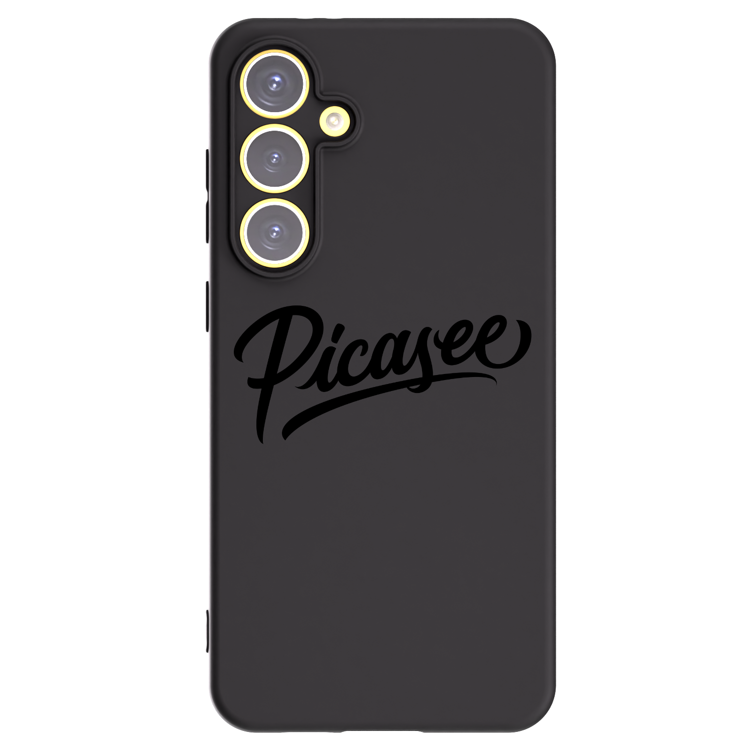 Picasee silikonski črni ovitek za Samsung Galaxy S24 FE S721B - Picasee - old logo - black