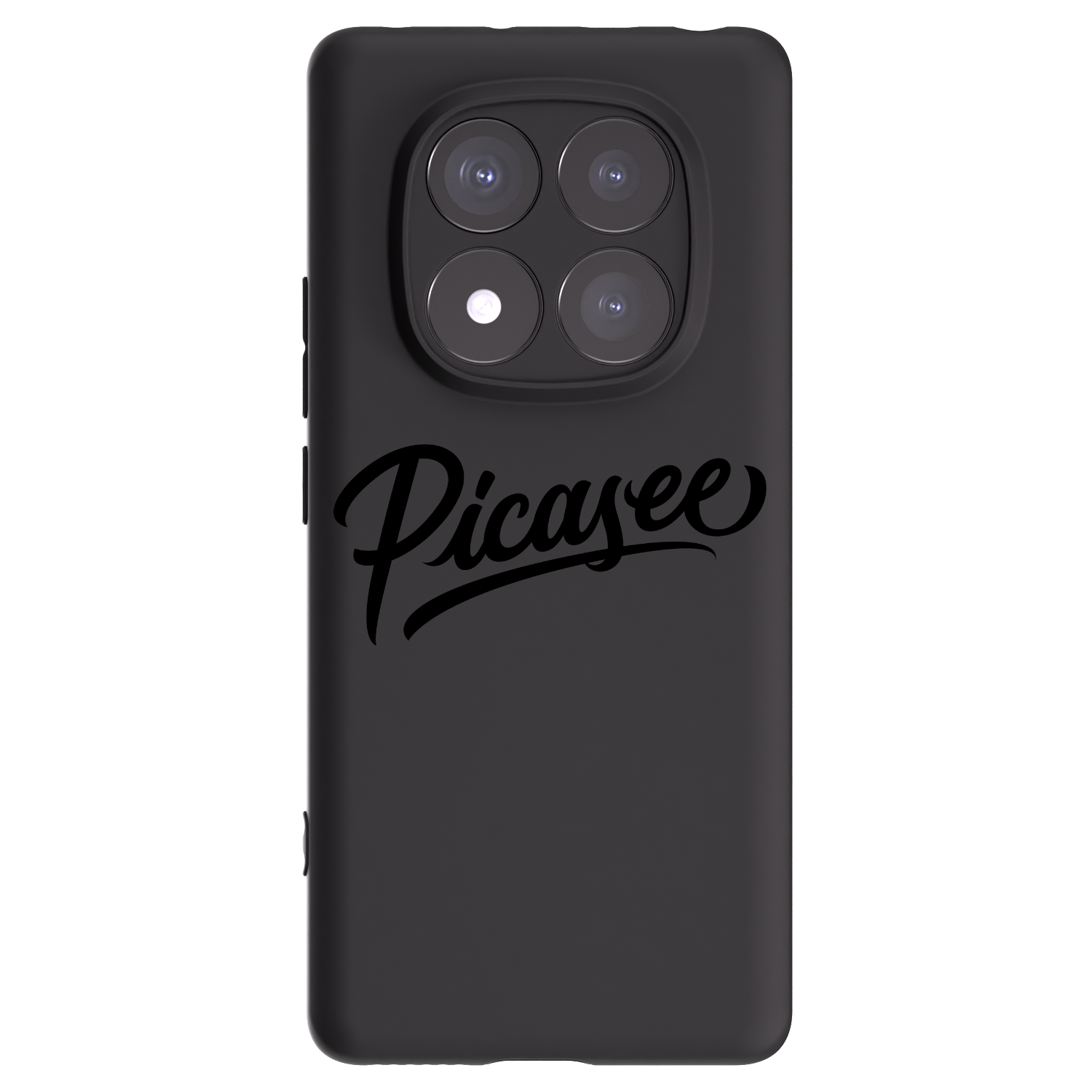 Picasee silikonski črni ovitek za Xiaomi Redmi Note 14 Pro+ 5G - Picasee - old logo - black