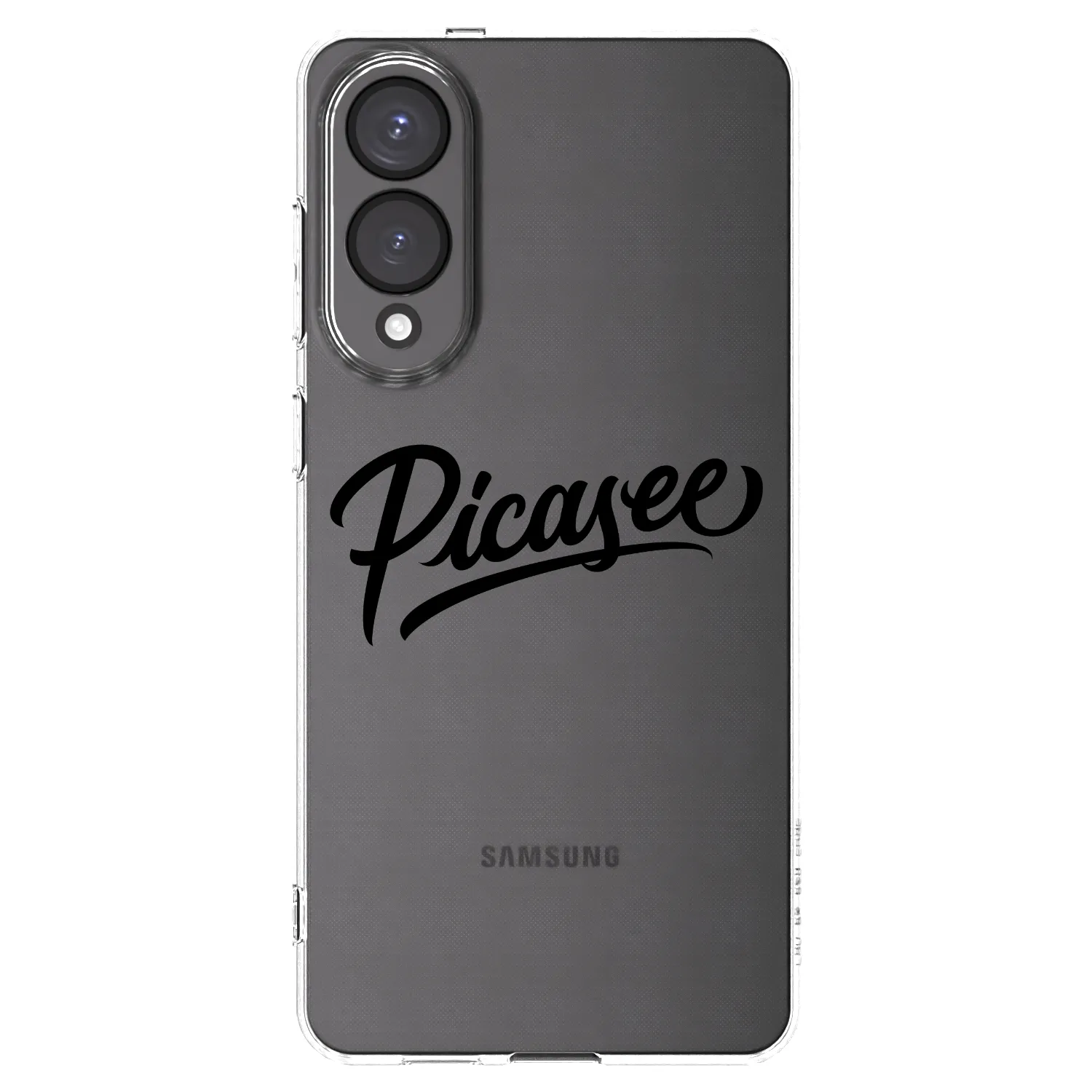 Picasee silikonski prozorni ovitek za Samsung Galaxy S25 Edge 5G - Picasee - old logo - black
