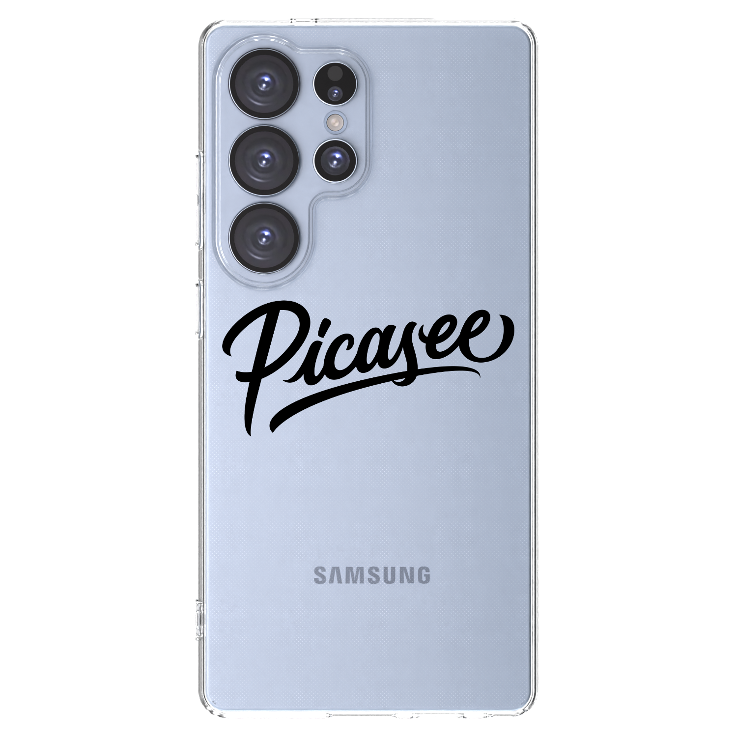 Picasee silikonski prozorni ovitek za Samsung Galaxy S25 Ultra 5G - Picasee - old logo - black