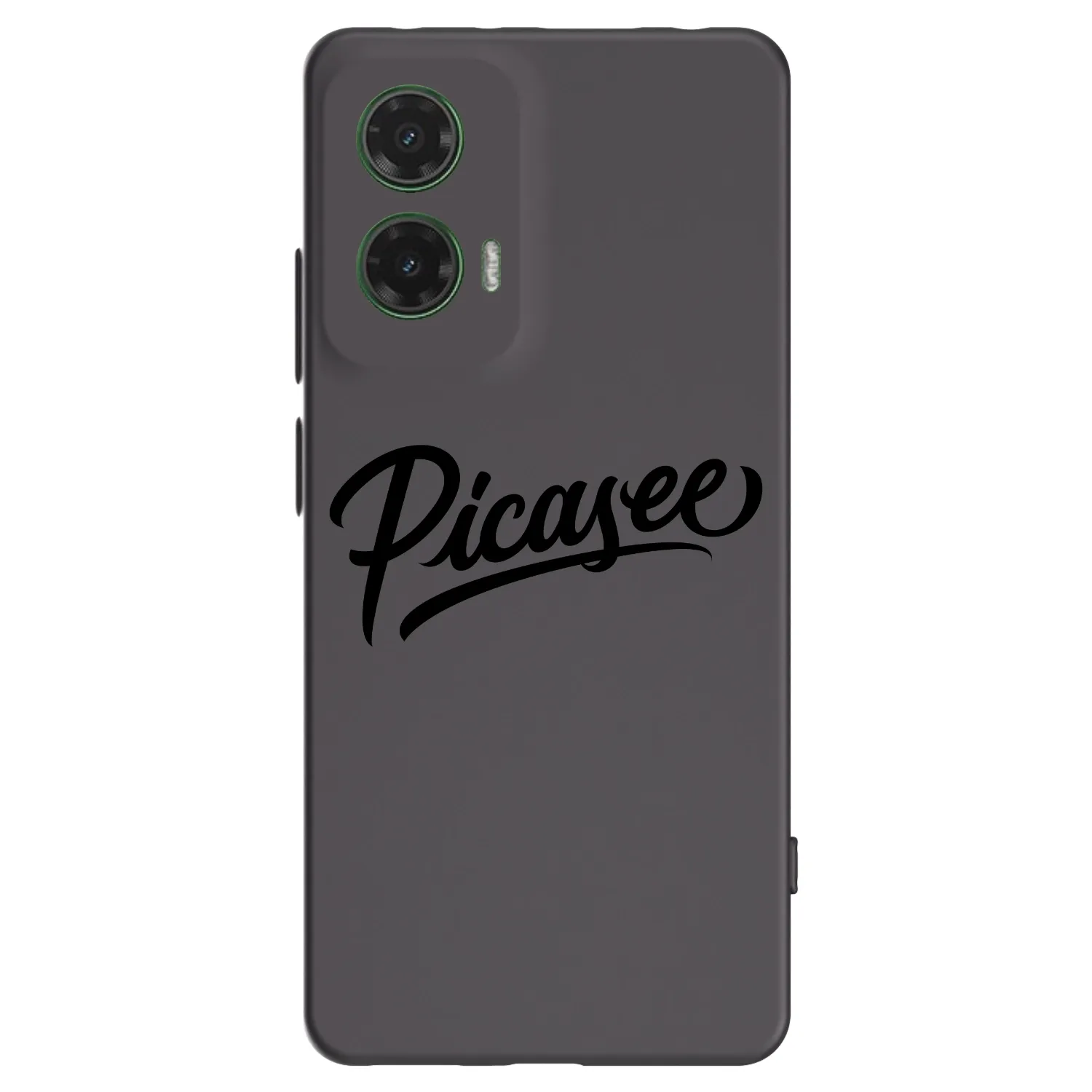 Picasee silikonski črni ovitek za Motorola Moto G35 5G - Picasee - old logo - black