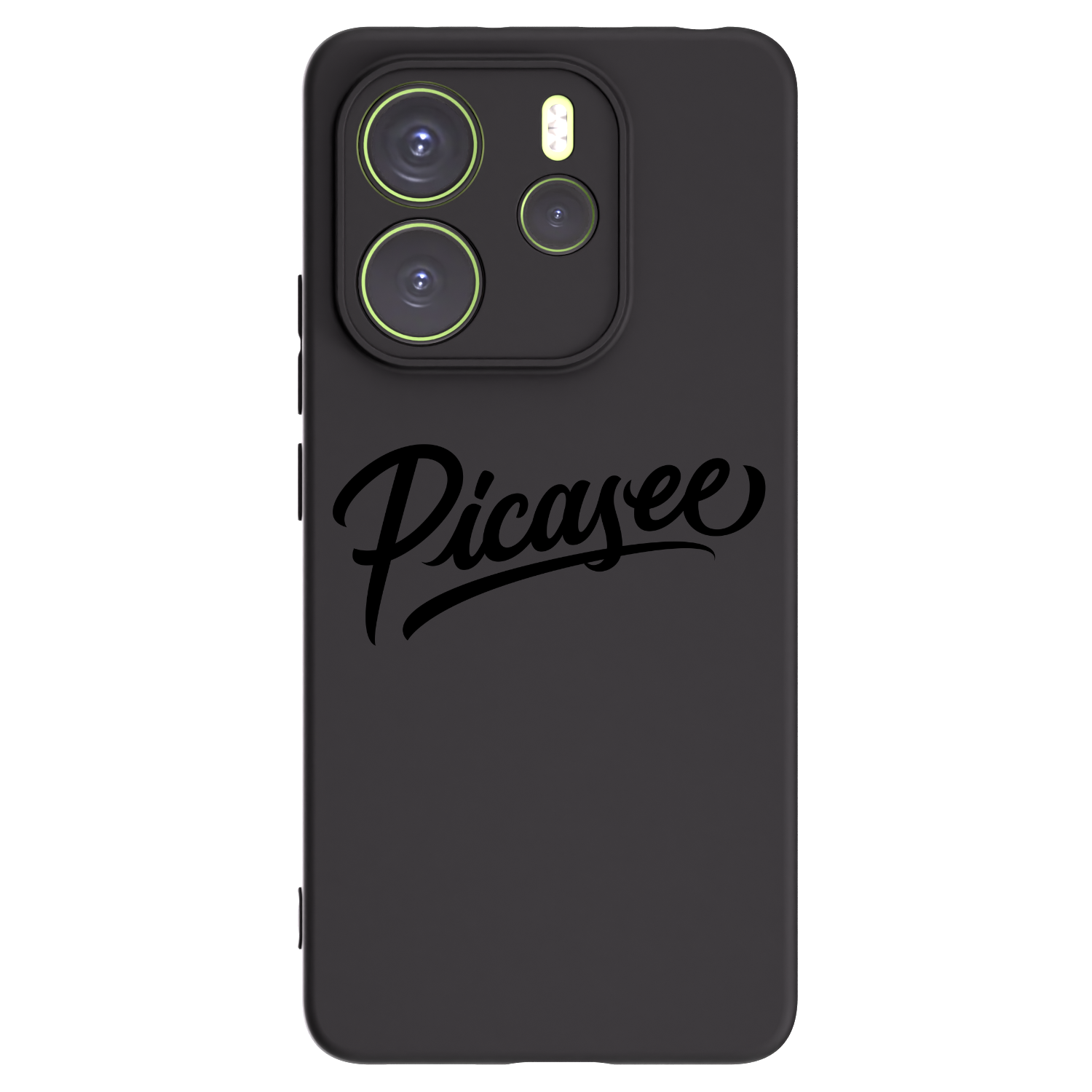 Picasee silikonski črni ovitek za Xiaomi Redmi Note 14 4G - Picasee - old logo - black