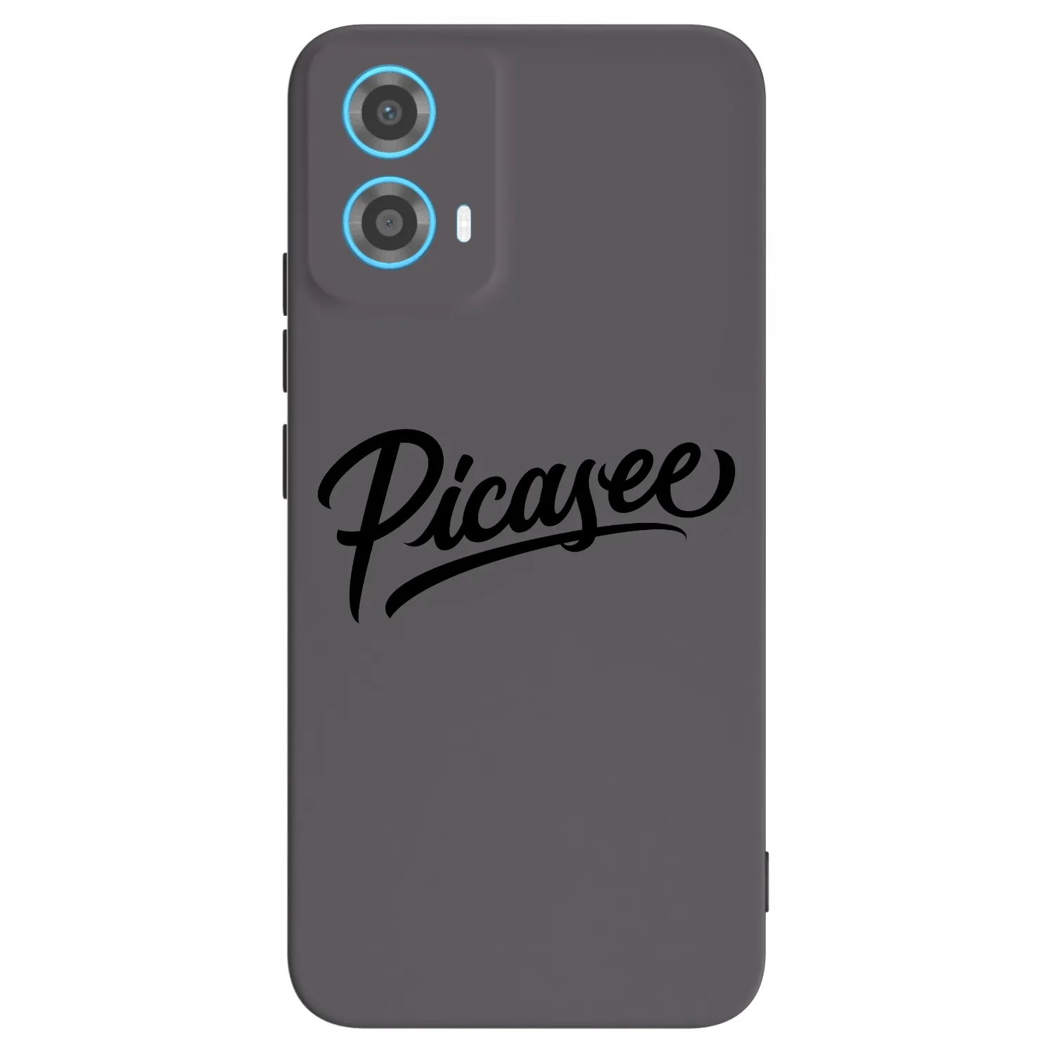 Picasee silikonski črni ovitek za Motorola Moto G34 5G - Picasee - old logo - black