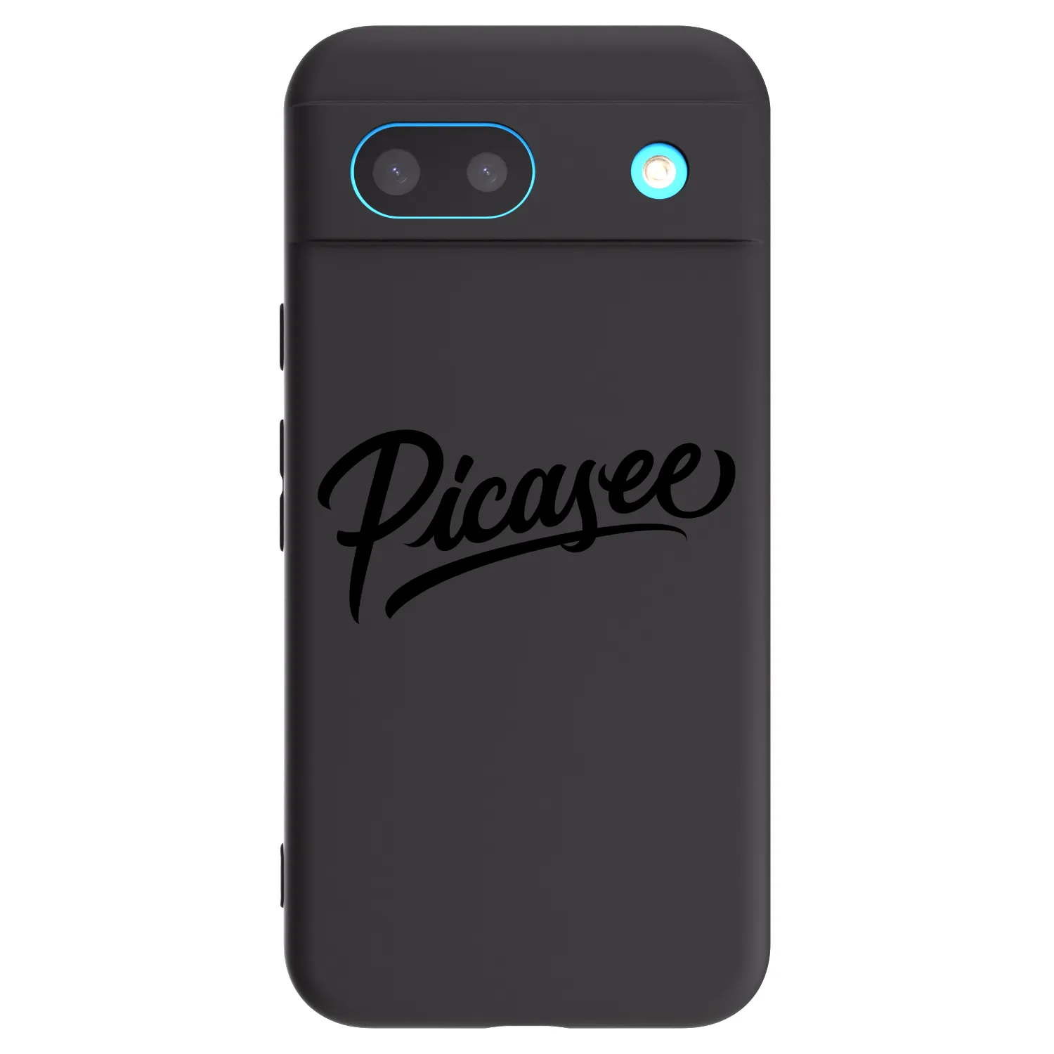 Picasee silikonski črni ovitek za Google Pixel 8 - Picasee - old logo - black